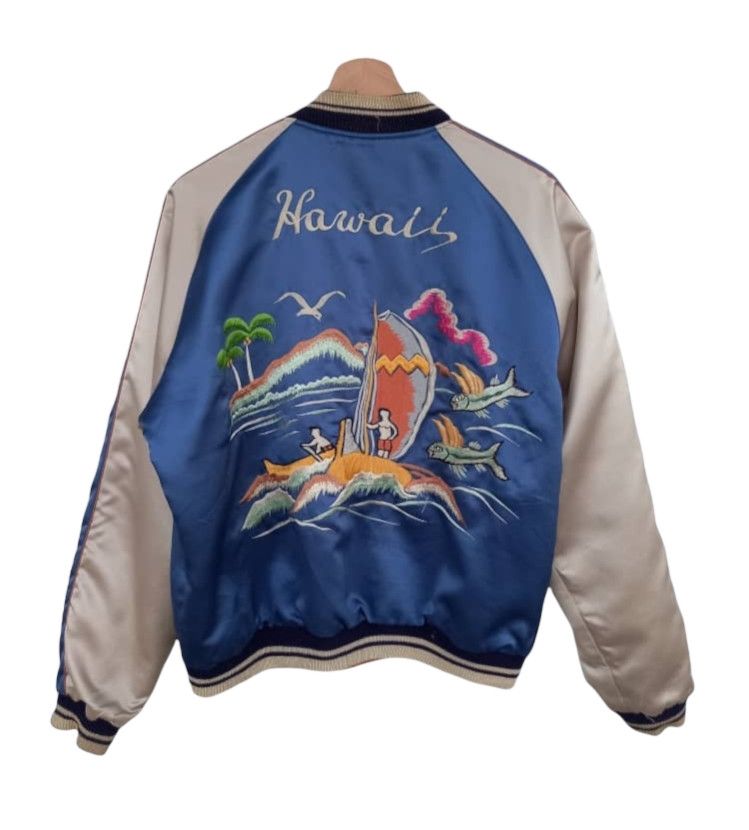 Japanese Brand × Vintage Vintage Sukajan Souvenir Reversible Jacket Size US M / EU 48-50 / 2 - 8 Thumbnail