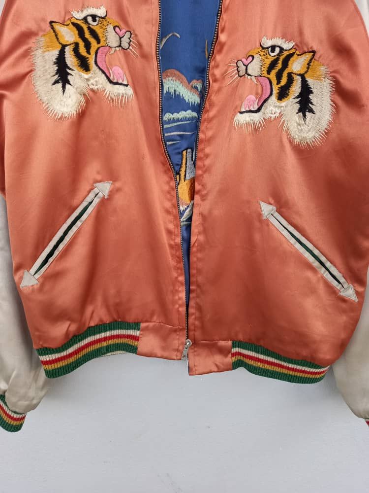 Japanese Brand × Vintage Vintage Sukajan Souvenir Reversible Jacket Size US M / EU 48-50 / 2 - 3 Thumbnail