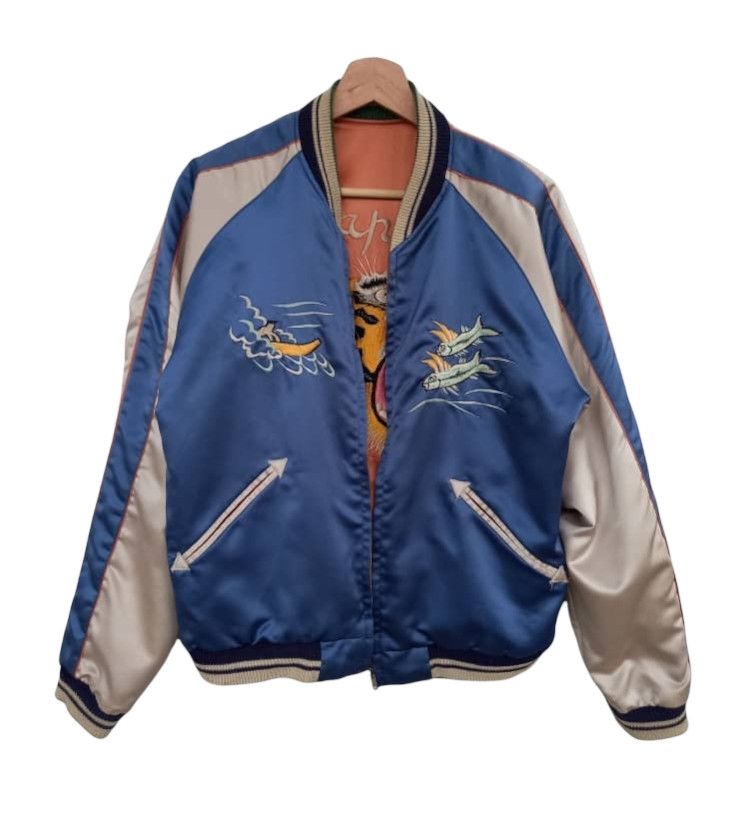 Japanese Brand × Vintage Vintage Sukajan Souvenir Reversible Jacket Size US M / EU 48-50 / 2 - 6 Thumbnail