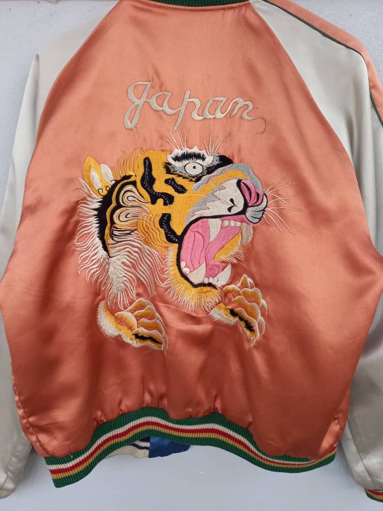 Japanese Brand × Vintage Vintage Sukajan Souvenir Reversible Jacket Size US M / EU 48-50 / 2 - 5 Thumbnail