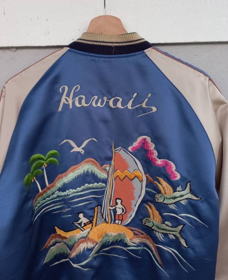 Japanese Brand × Vintage Vintage Sukajan Souvenir Reversible Jacket Size US M / EU 48-50 / 2 - 9 Thumbnail