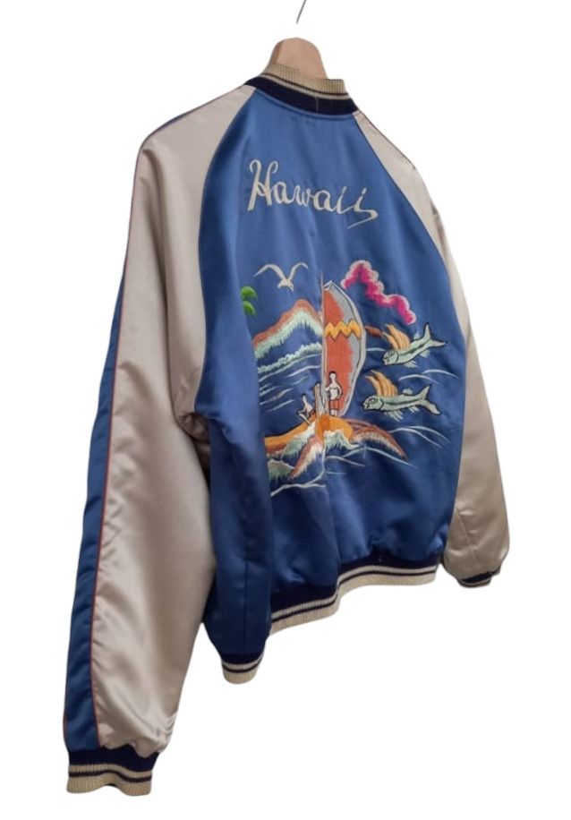 Japanese Brand × Vintage Vintage Sukajan Souvenir Reversible Jacket Size US M / EU 48-50 / 2 - 14 Thumbnail