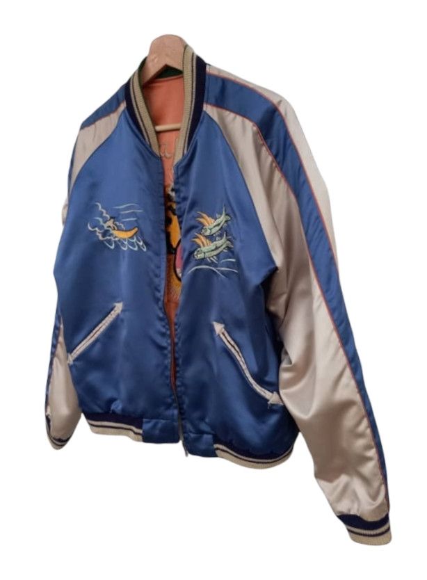 Japanese Brand × Vintage Vintage Sukajan Souvenir Reversible Jacket Size US M / EU 48-50 / 2 - 12 Thumbnail