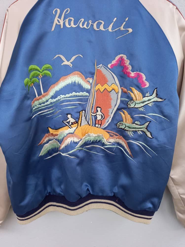 Japanese Brand × Vintage Vintage Sukajan Souvenir Reversible Jacket Size US M / EU 48-50 / 2 - 10 Thumbnail