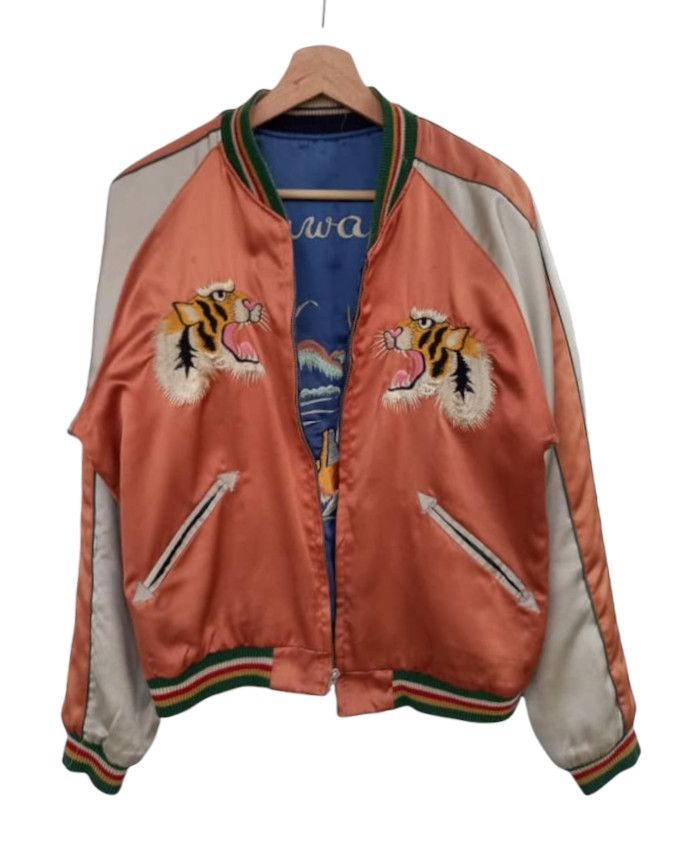 ジャケット・アウター Vintage Cream Soda Reversible Sukajan Vintage Reversible 