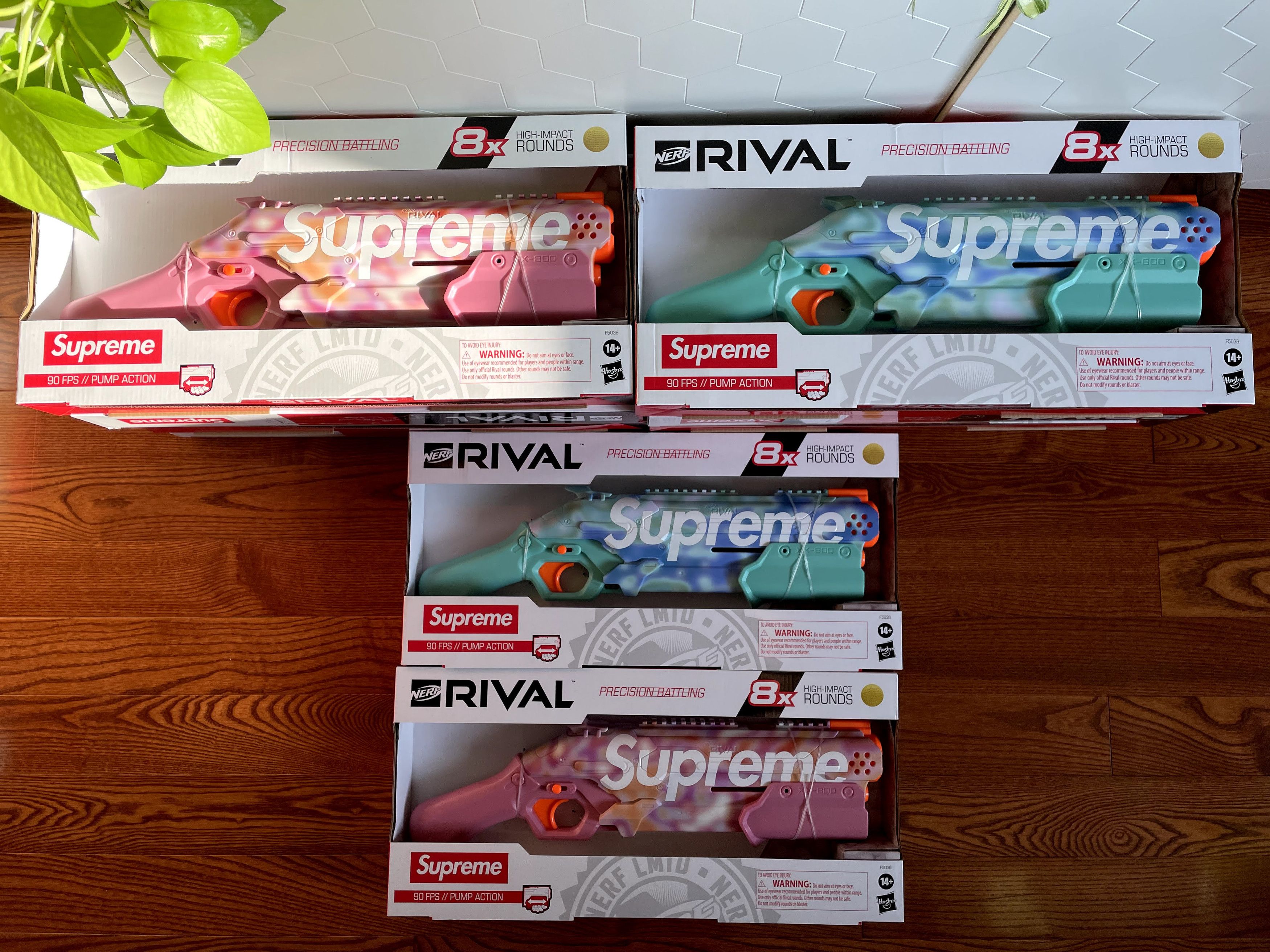Supreme Supreme Nerf Rival Takedown Blasters PACK OF TWO Blue Pink Size ONE SIZE - 2 Thumbnail