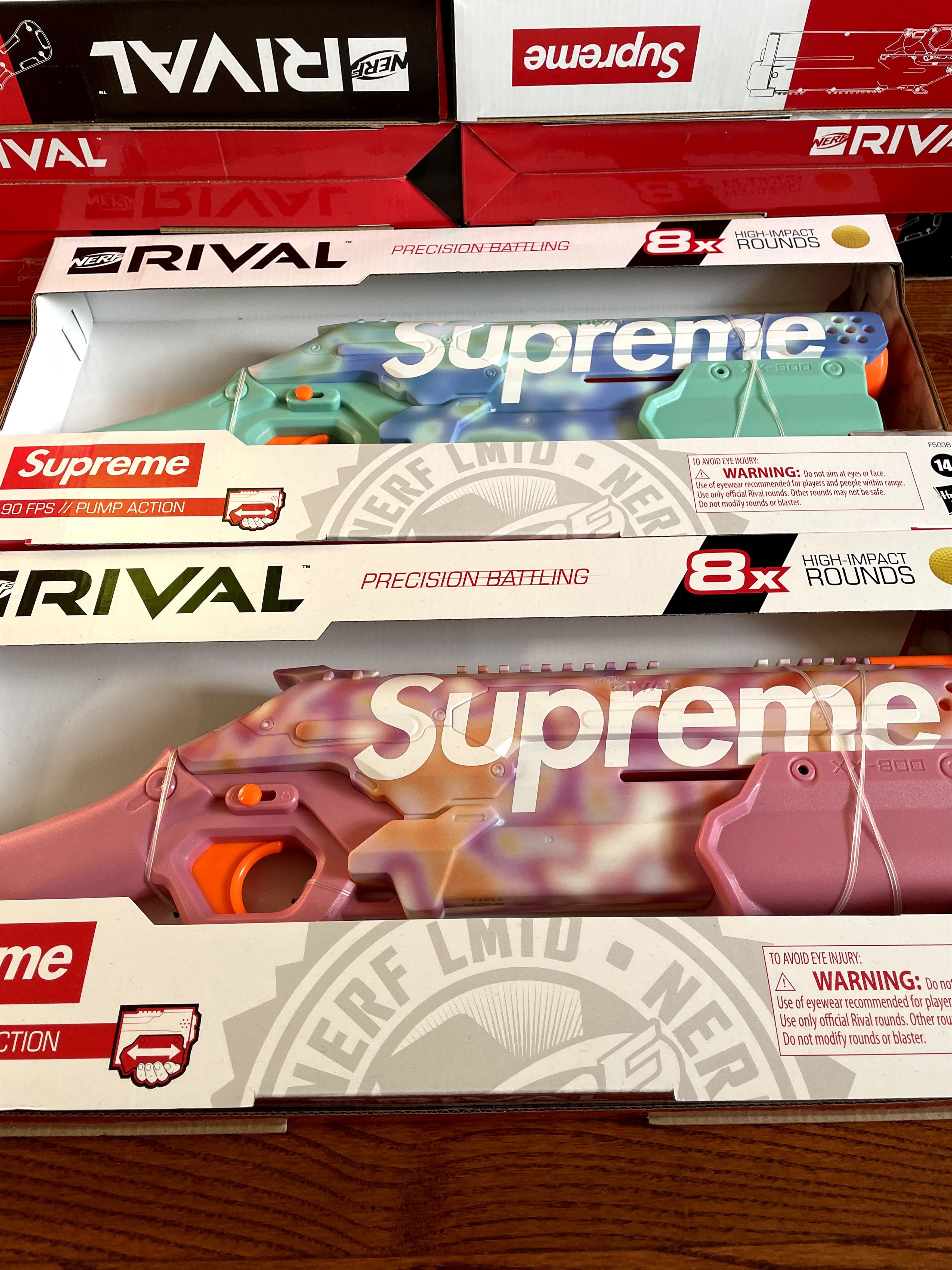 Supreme Supreme Nerf Rival Takedown Blasters PACK OF TWO Blue Pink Size ONE SIZE - 3 Thumbnail