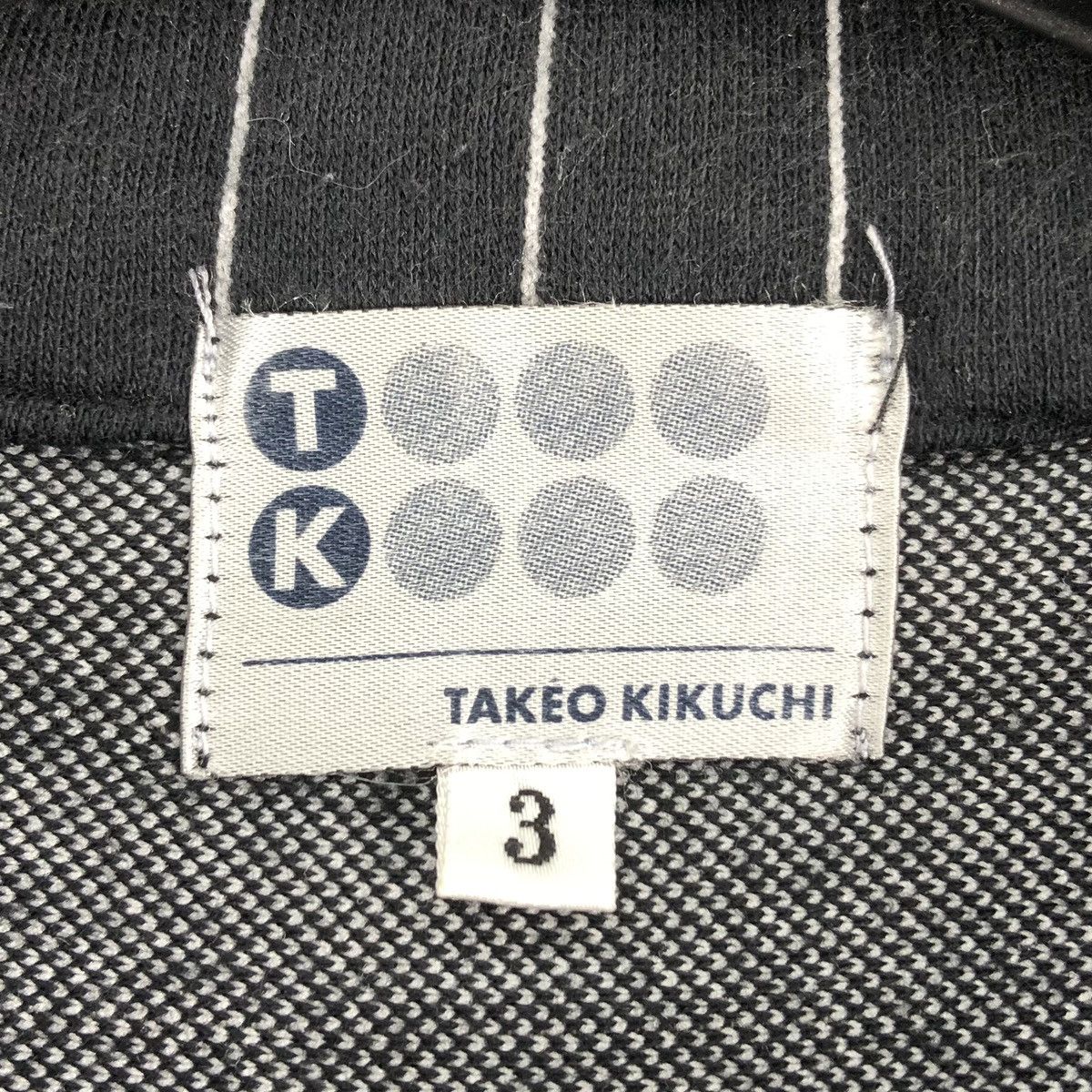 Takeo Kikuchi Vintage Takeo Kikuchi Striped Shawl Collar Jacket Size US M / EU 48-50 / 2 - 12 Thumbnail