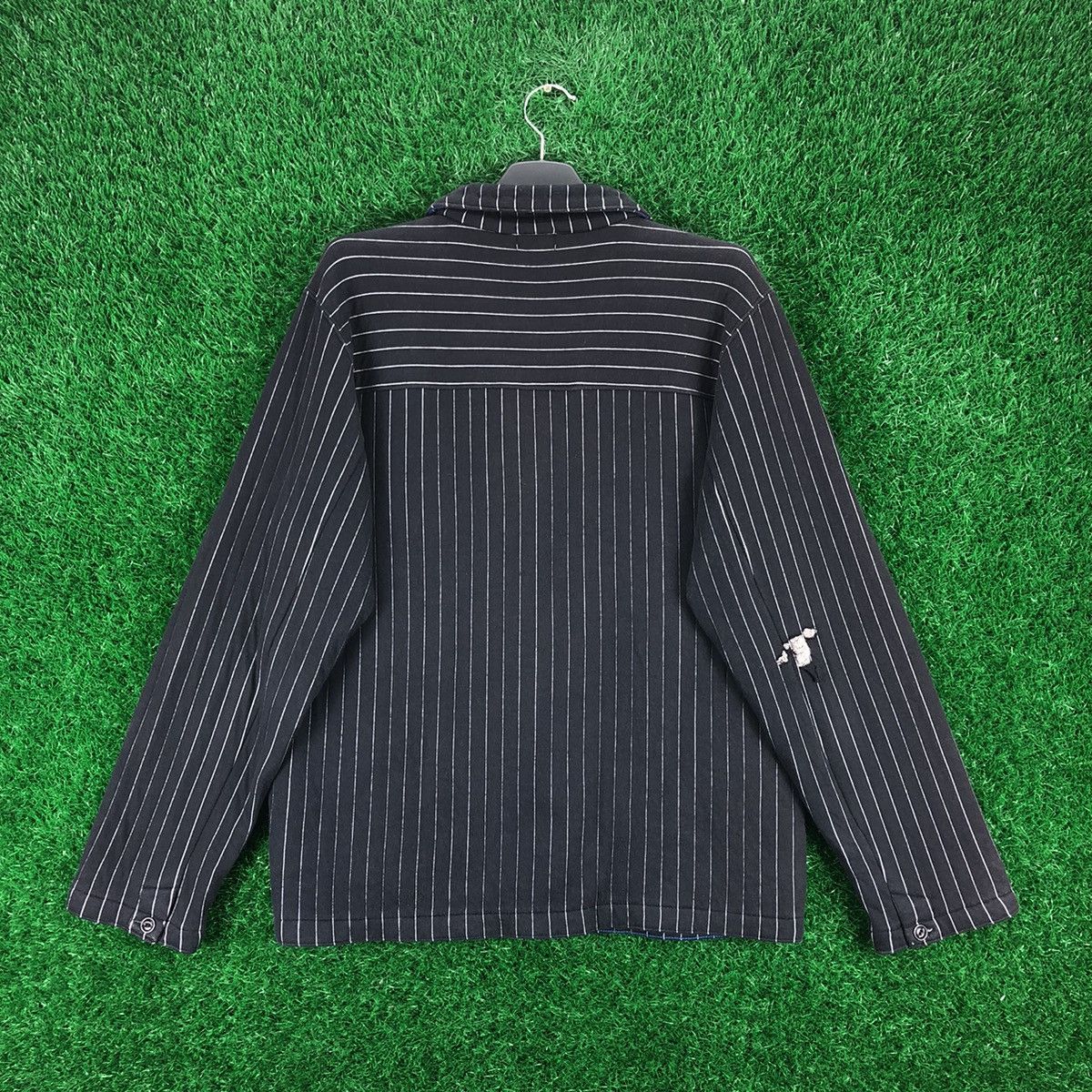 Takeo Kikuchi Vintage Takeo Kikuchi Striped Shawl Collar Jacket Size US M / EU 48-50 / 2 - 4 Thumbnail