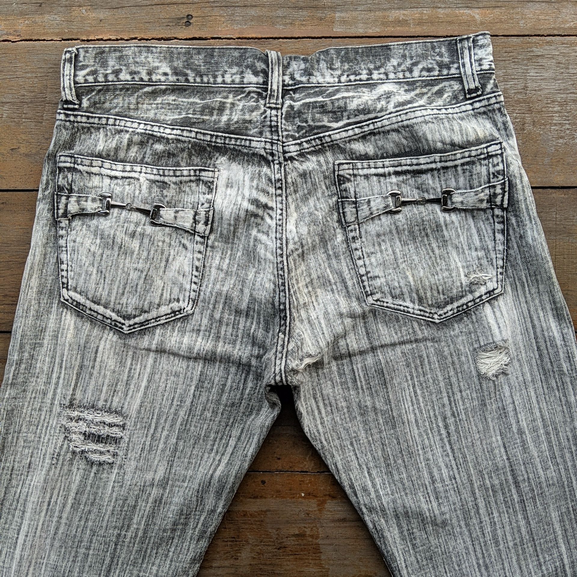 Japanese Brand Vintage Japanese Lightwash Distressed Denim Jean Pants Size US 34 / EU 50 - 10 Thumbnail