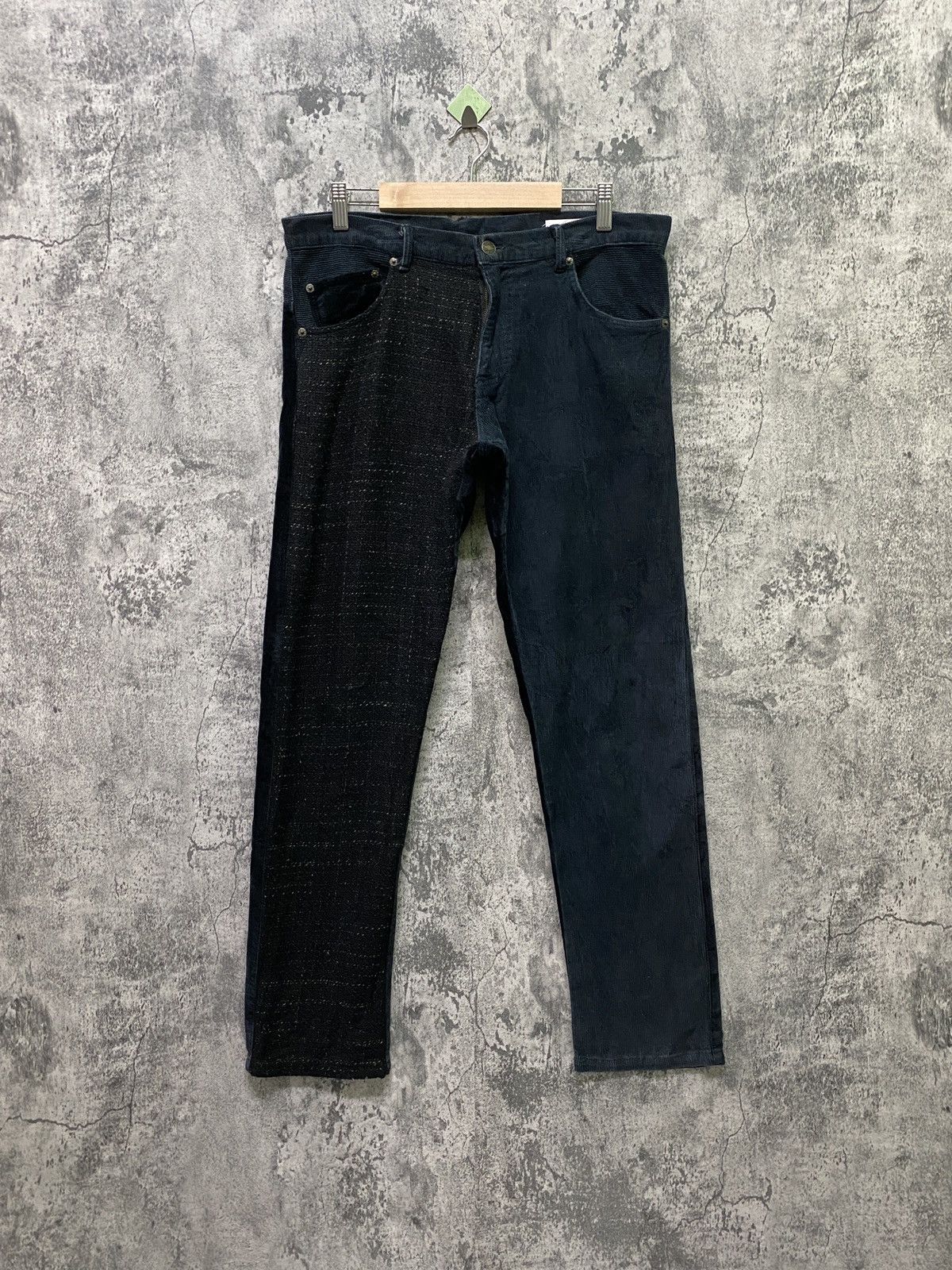 image of Corduroi Club Japan 20K Second Edition Hybrid Corduroy Velvet Pant in Blue, Men's (Size 32)