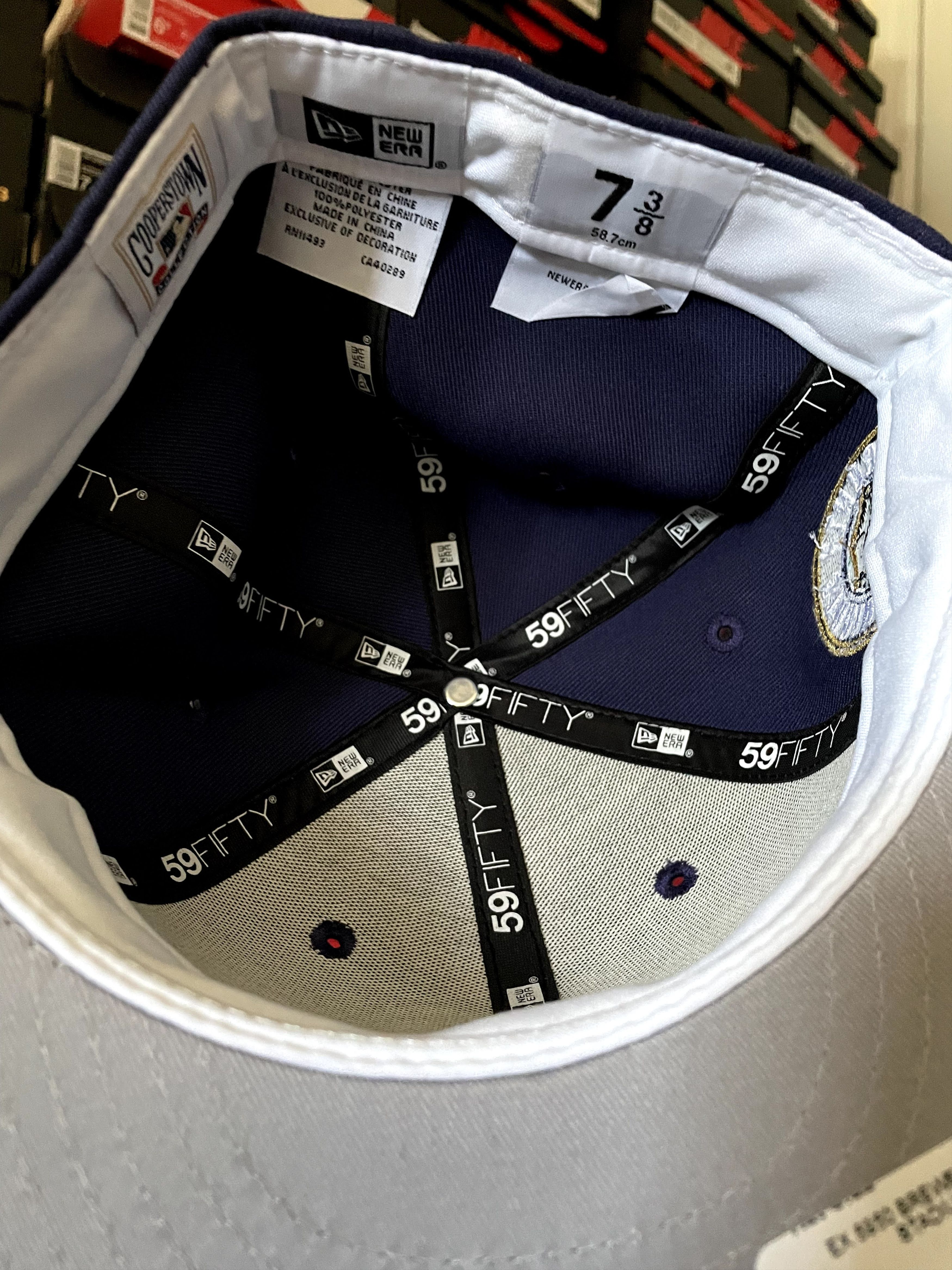 Hat Club × MLB × New Era Hatclub Exclusive Variety Milwaukee Brewers 7 3/8 Grey Gold Size ONE SIZE - 5 Thumbnail