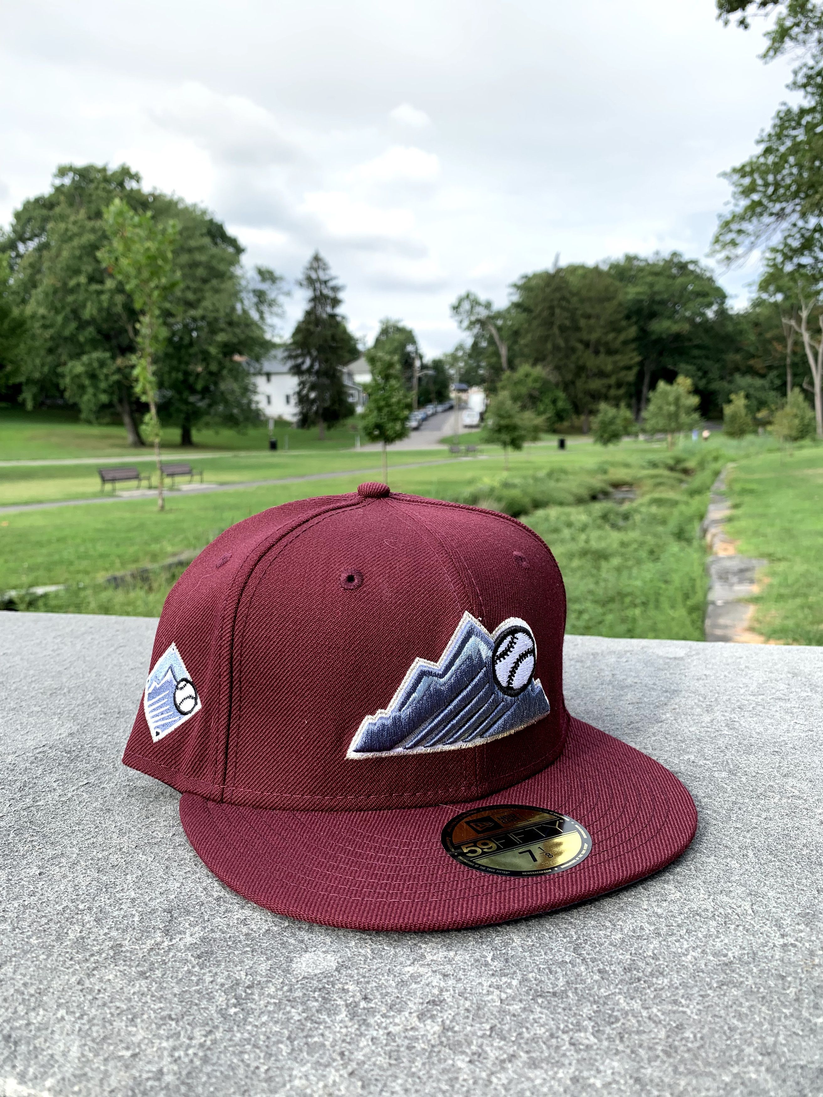 image of Mlb x Myfitteds Poxmash Colorado Rockies 7 1/8 Maroon Not Hatclub, Men's