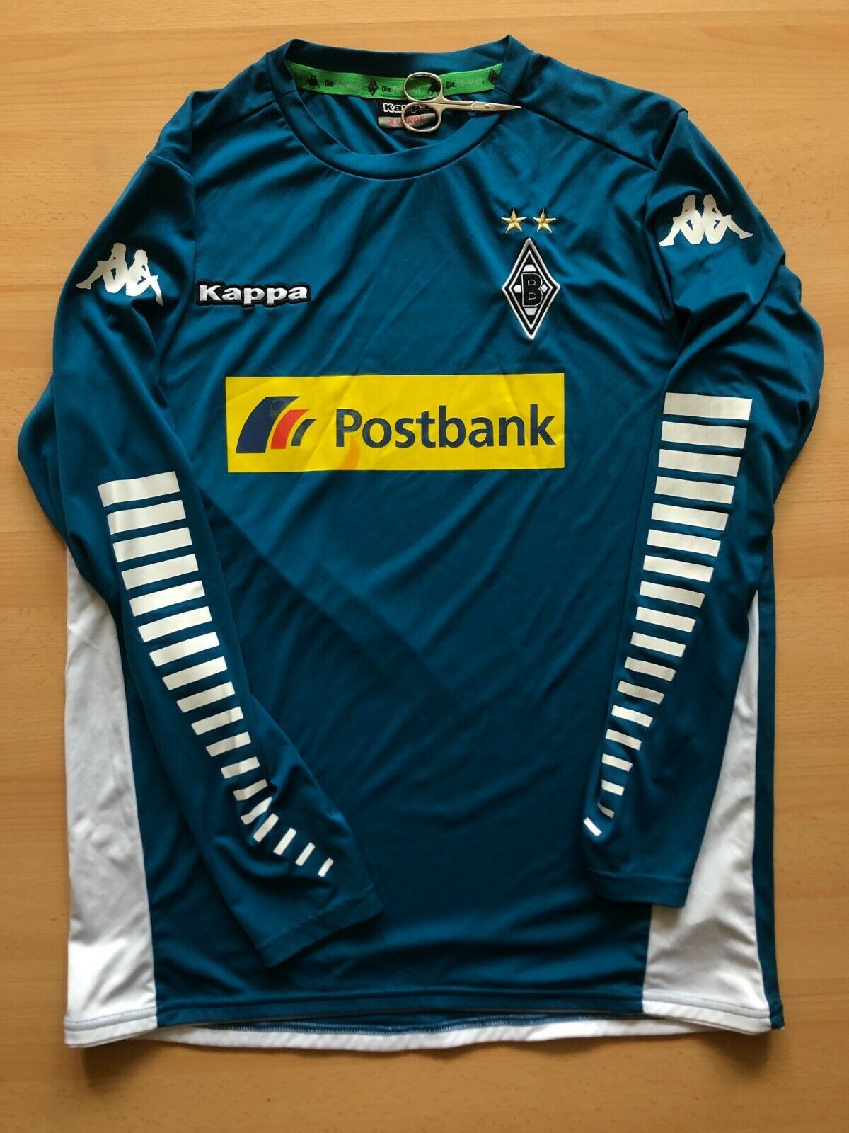 Kappa Borussia Mönchengladbach Goalkeeper football shirt Tee Y2K Size US XL / EU 56 / 4 - 1 Thumbnail