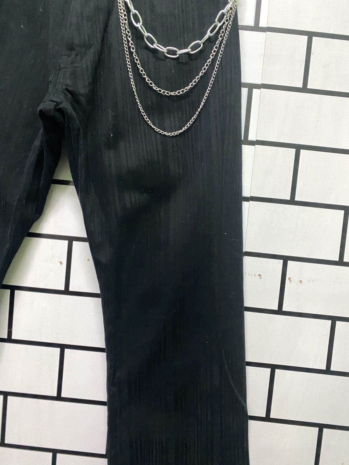 Japanese Brand × Vintage Japan Flared SEMANTIC DESIGN Pinstriped Pant Size US 27 - 9 Thumbnail