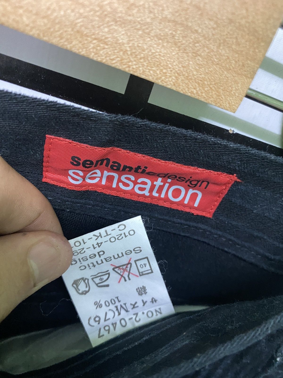 Japanese Brand × Vintage Japan Flared SEMANTIC DESIGN Pinstriped Pant Size US 27 - 19 Thumbnail