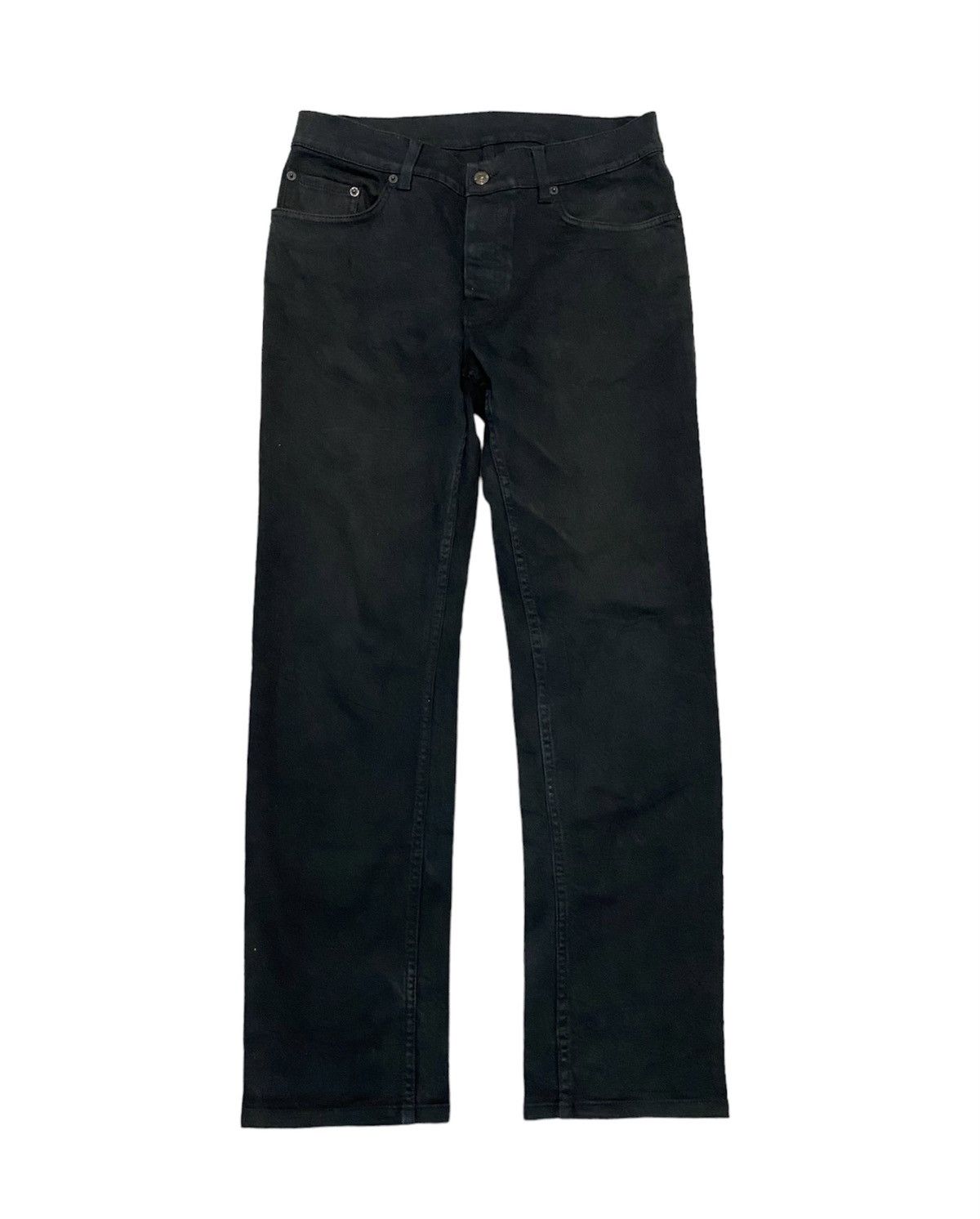 SS04 helmut lang black low waist contour fit