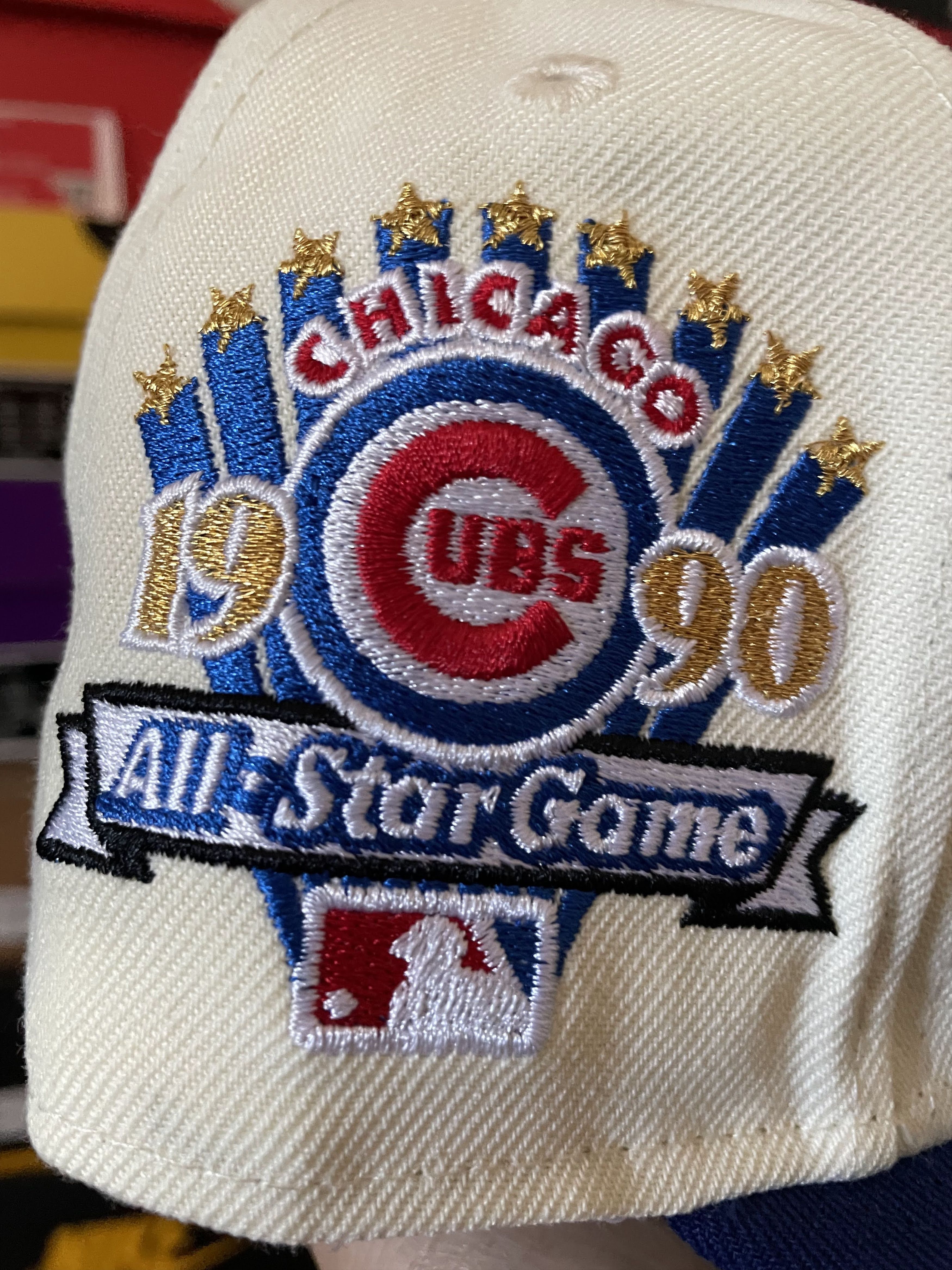 Hat Club × MLB × New Era 7 5/8 Hatclub Two 2 Tone Chicago Cubs White Blue Green 1990 Size ONE SIZE - 4 Thumbnail