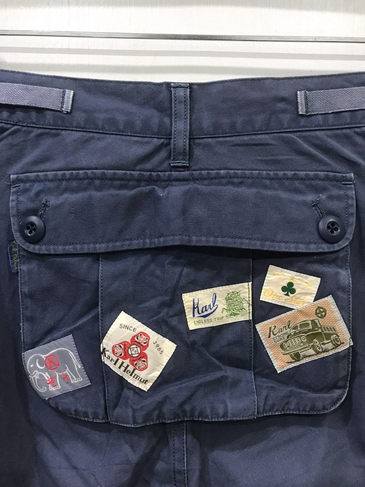 Designer × Karl Helmut 💥DESIGNER💥KARL HELMUT Japanese Designer MultiPatches Pant Size US 28 / EU 44 - 11 Thumbnail