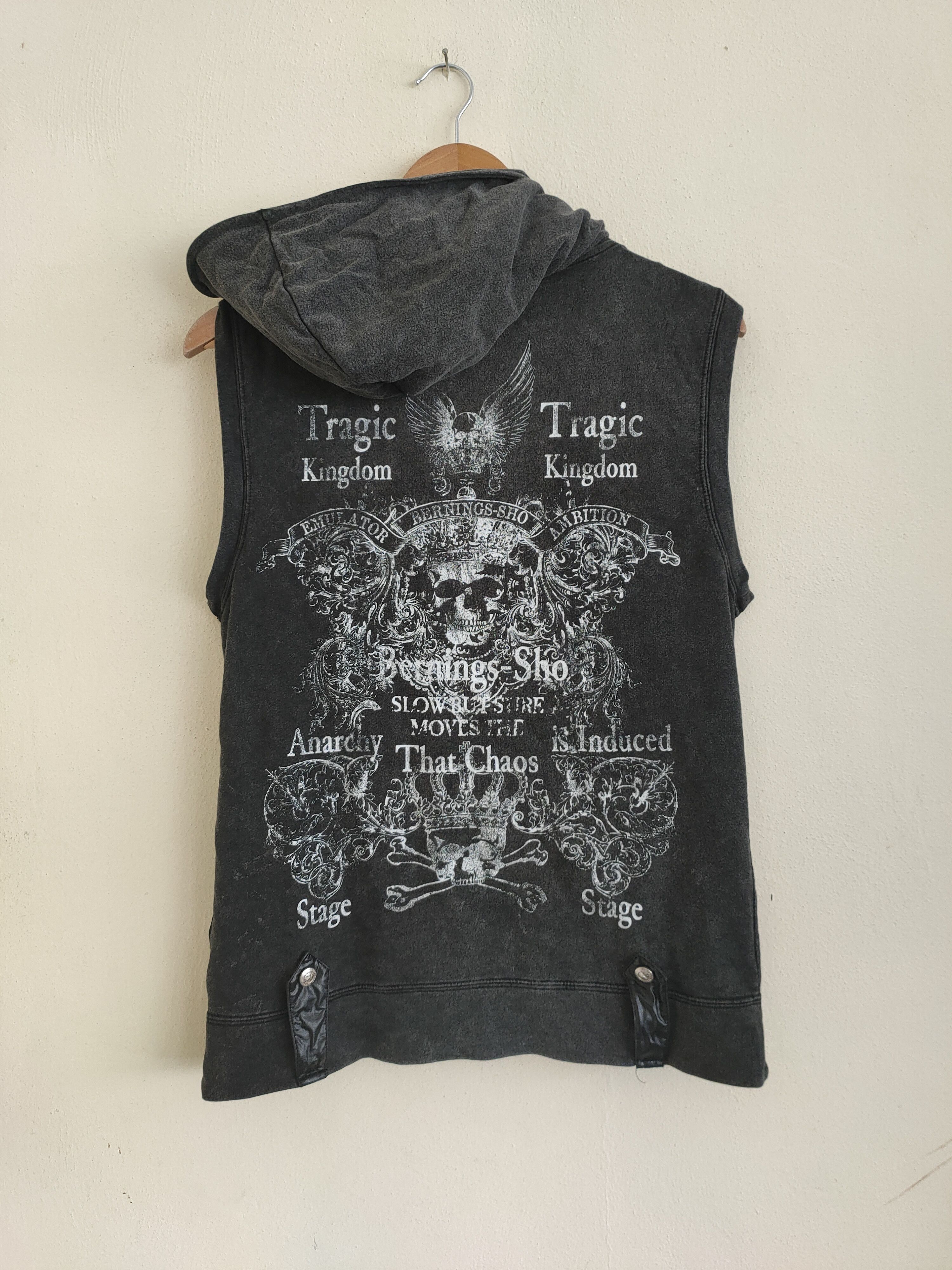 Japanese Brand × Vintage Vintage Bernings Zipup Hoodie Vest Size US M / EU 48-50 / 2 - 1 Thumbnail