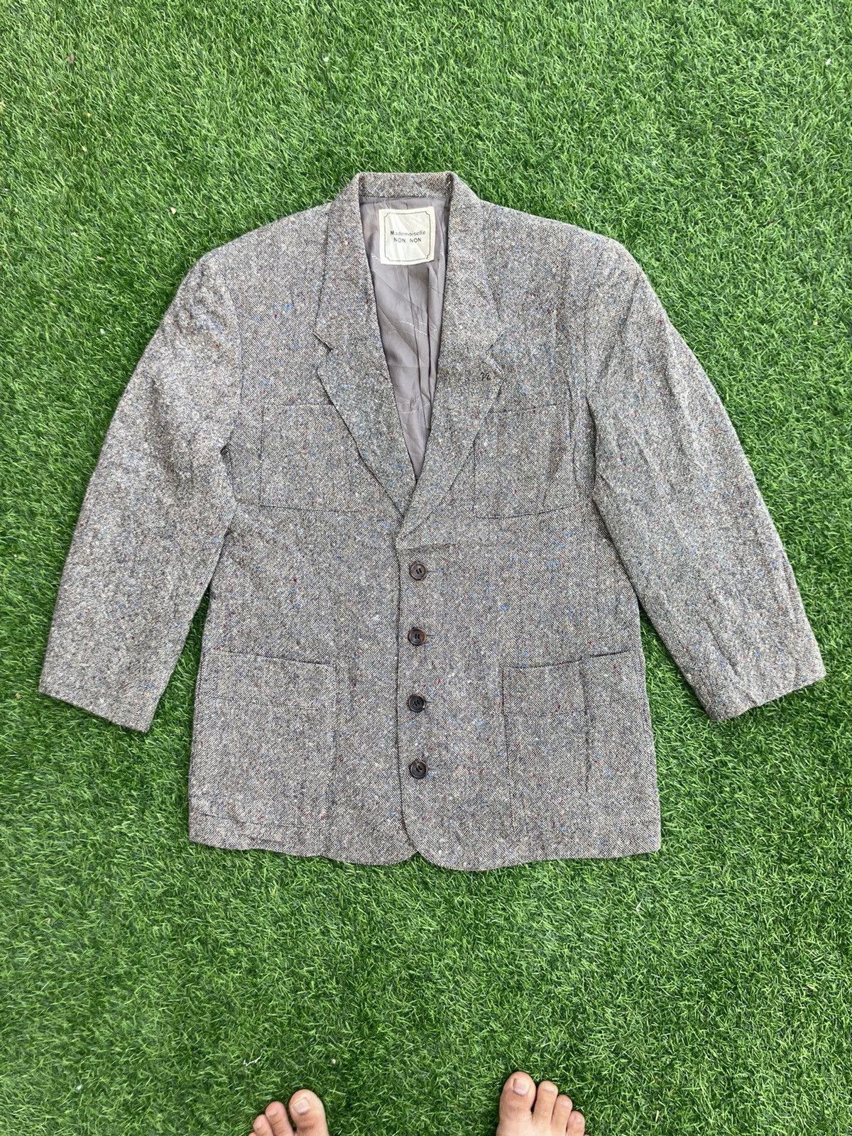 image of Mademoiselle Non Non Wool Blazer Jacket, Men's (Size Medium)