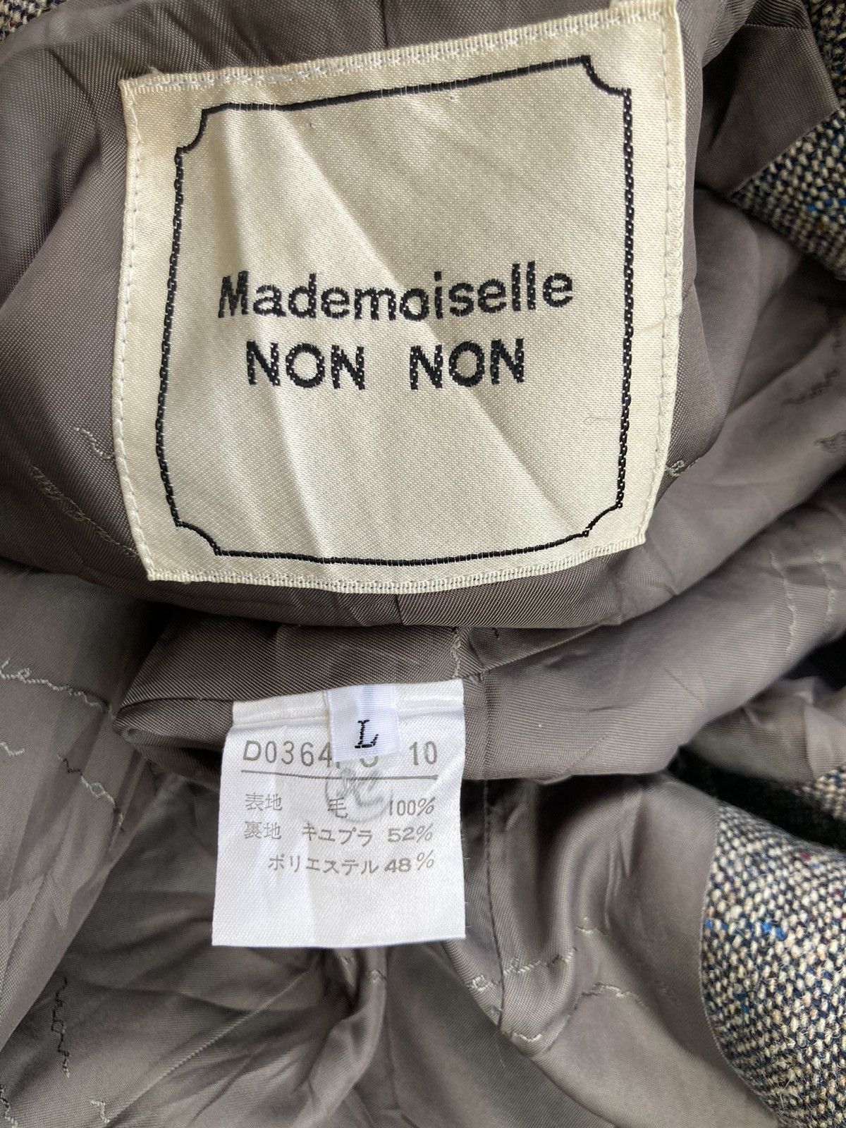 Mademoiselle Non Non MADEMOISELLE NON NON WOOL BLAZER JACKET Size US M / EU 48-50 / 2 - 9 Thumbnail