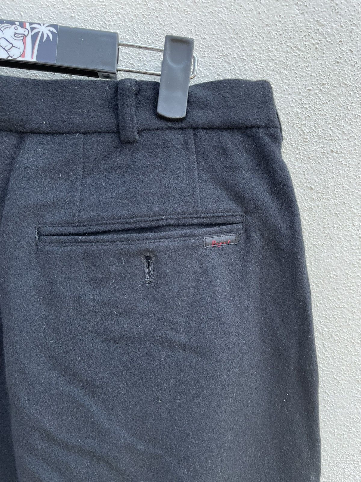 Designer × Japanese Brand Papas Island Baggy Wool Trouser Pants Made In Japan Size US 34 / EU 50 - 10 Thumbnail