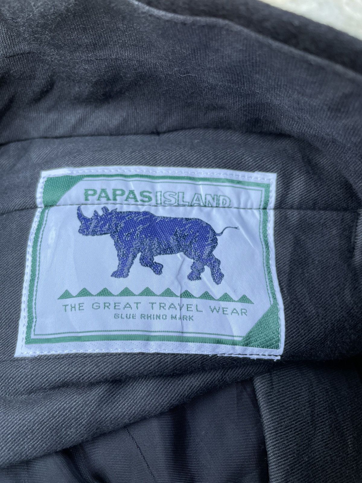 Designer × Japanese Brand Papas Island Baggy Wool Trouser Pants Made In Japan Size US 34 / EU 50 - 15 Thumbnail