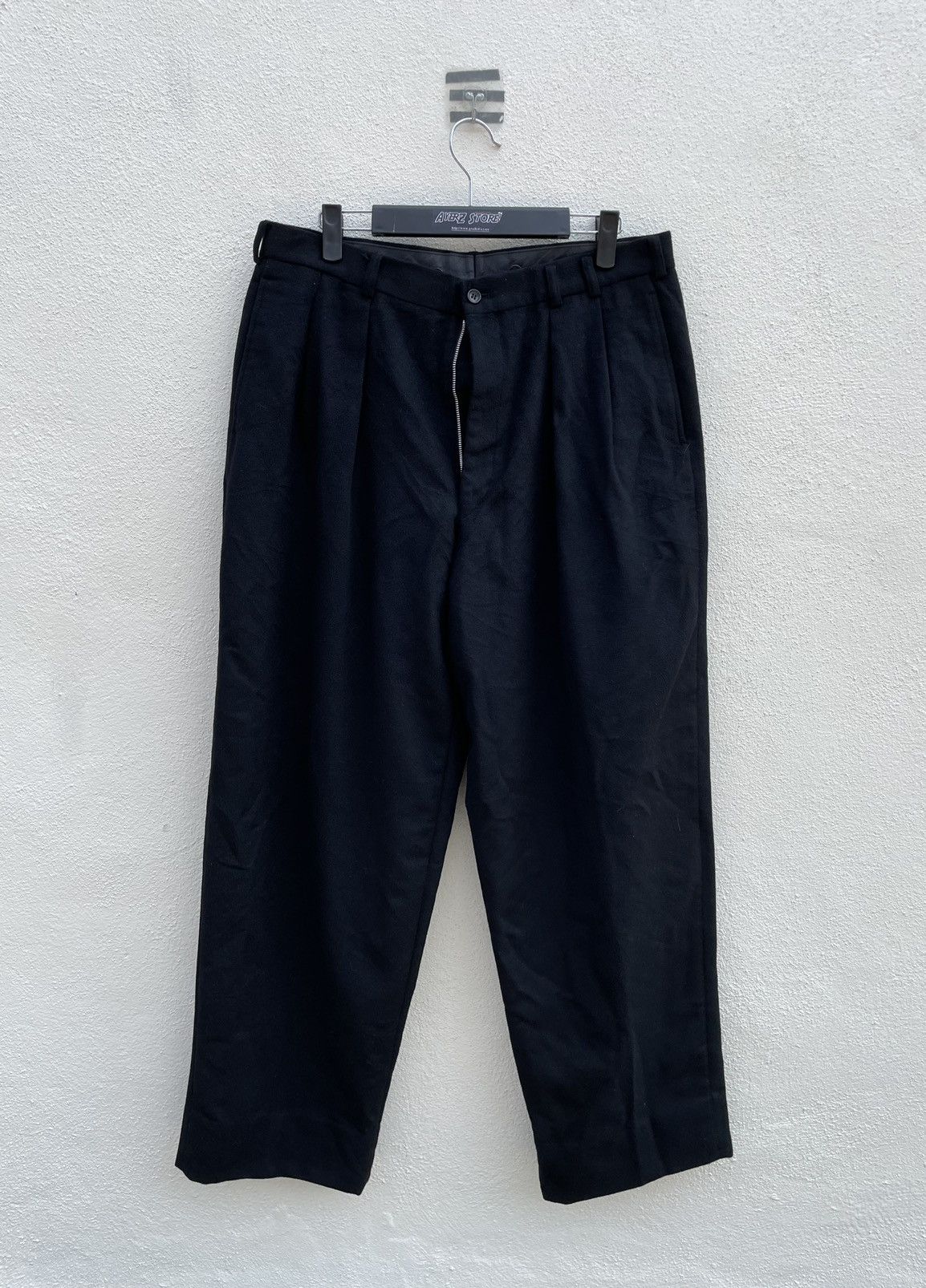 Designer × Japanese Brand Papas Island Baggy Wool Trouser Pants Made In Japan Size US 34 / EU 50 - 1 Thumbnail