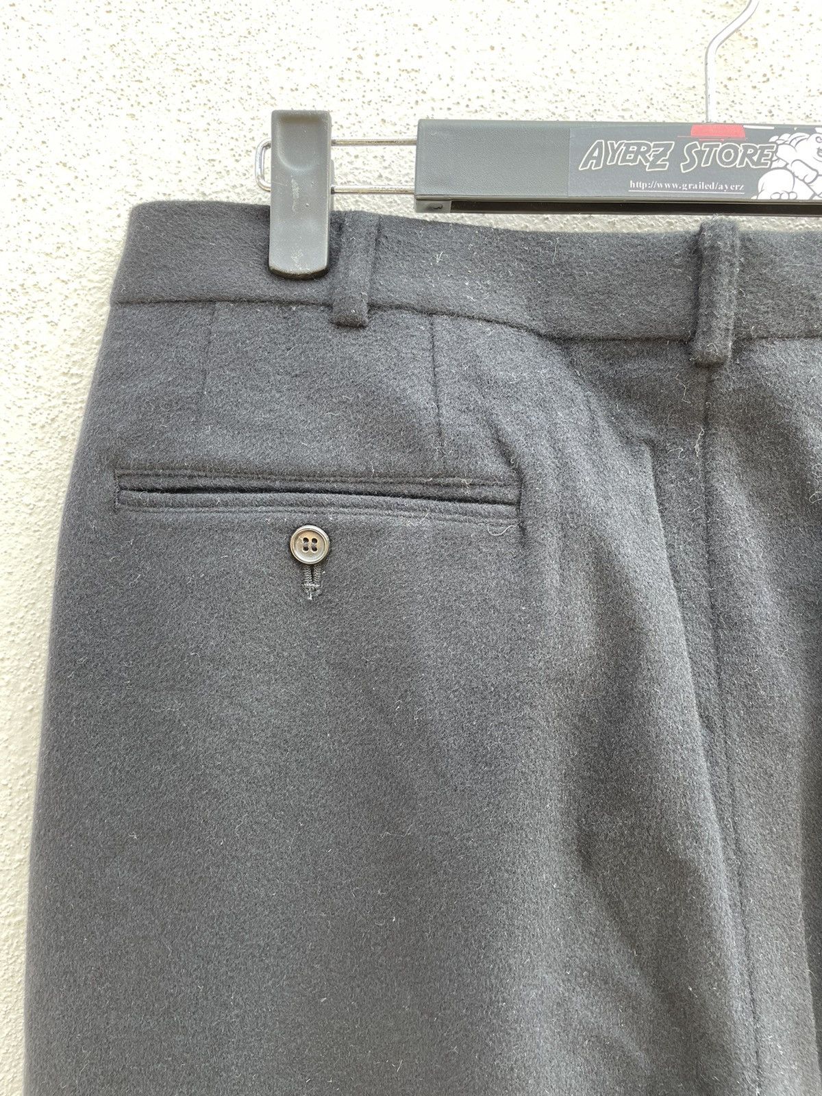 Designer × Japanese Brand Papas Island Baggy Wool Trouser Pants Made In Japan Size US 34 / EU 50 - 11 Thumbnail