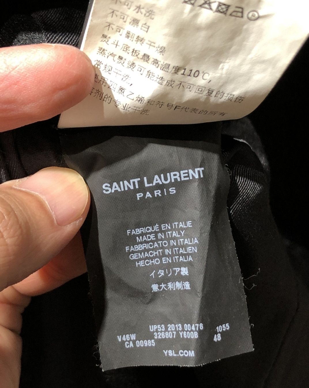 Saint Laurent Paris Saint Laurent Gold silk satin lapel blazer Size US M / EU 48-50 / 2 - 3 Thumbnail