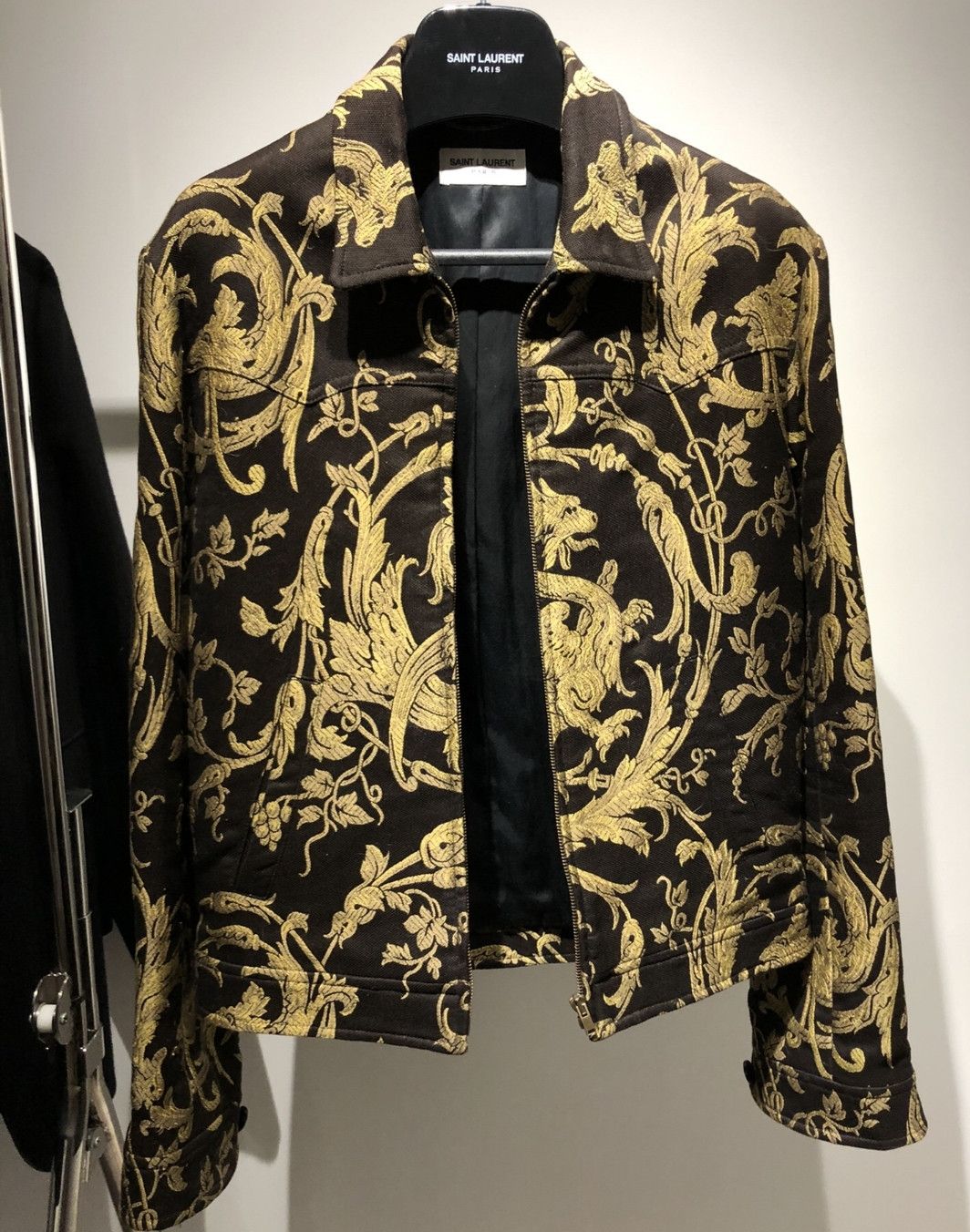 Yves Saint Laurent Psychedelic Paisley Silk Kimono Jacket YSL, 1967