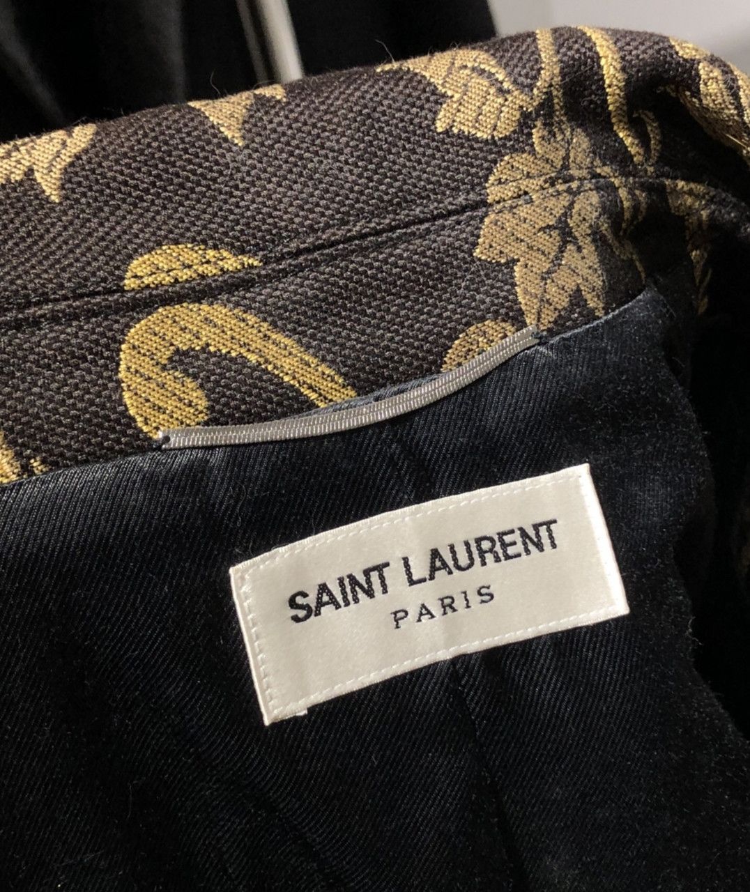 Saint Laurent Paris Saint Laurent Black dragon embroidery short jacket Size US S / EU 44-46 / 1 - 8 Thumbnail