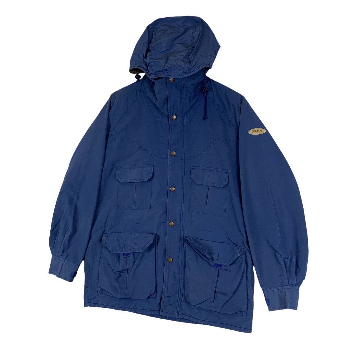 Jansport × Vintage JANSPORT Usa Outdoor Sportswear Double Pocket Hoodie Jacket Size US L / EU 52-54 / 3 - 4 Thumbnail