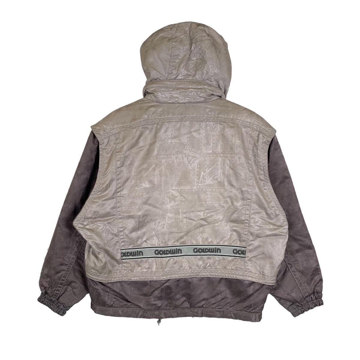 Goldwin × Vintage GOLDWIN Ski Outdoor Sportswear Half Zipper Hoodie Jacket Size US XL / EU 56 / 4 - 2 Thumbnail