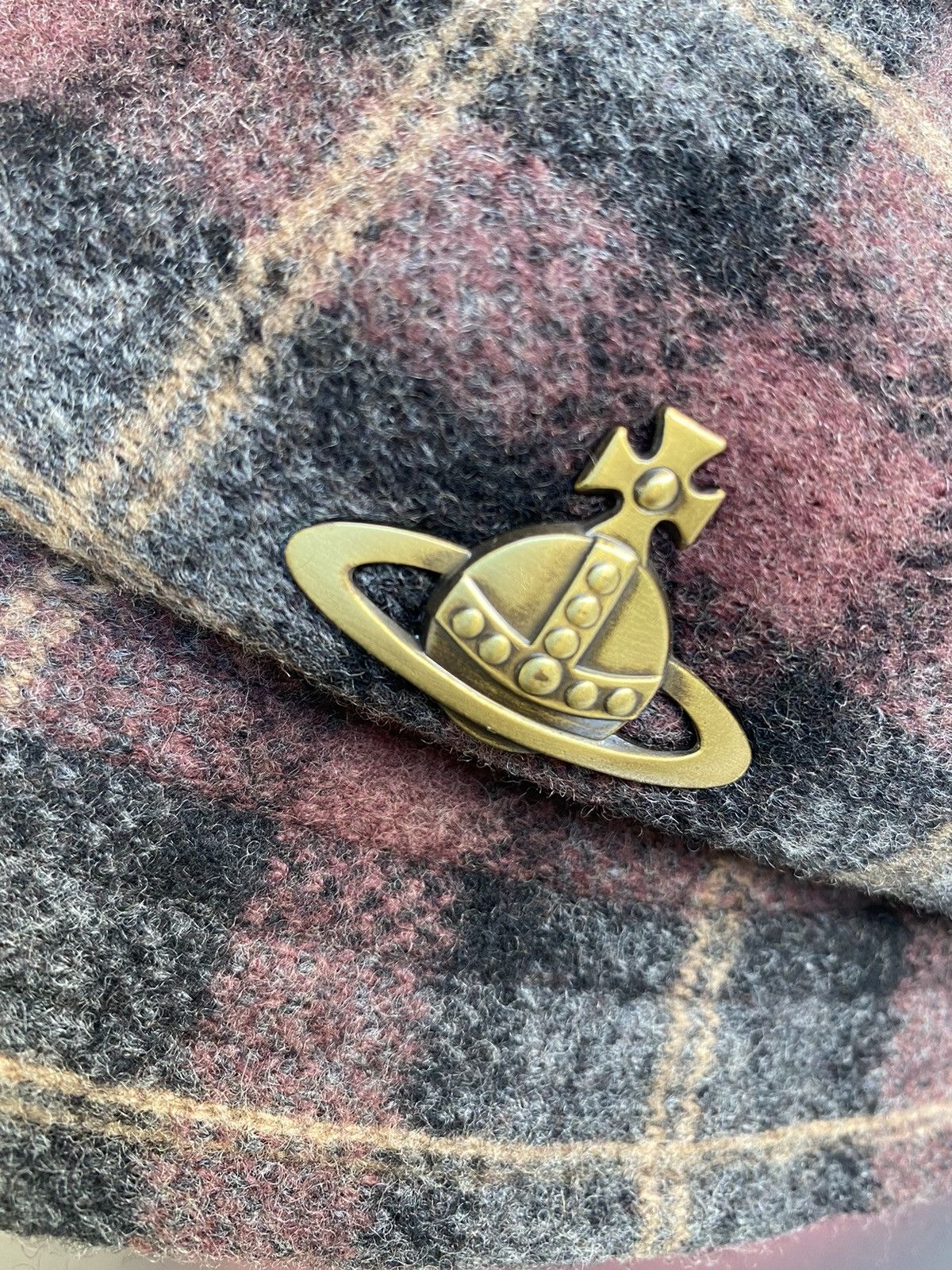 Vivienne Westwood Vintage Vivienne Westwood Accessories Plaid Wool Hat Size ONE SIZE - 2 Thumbnail