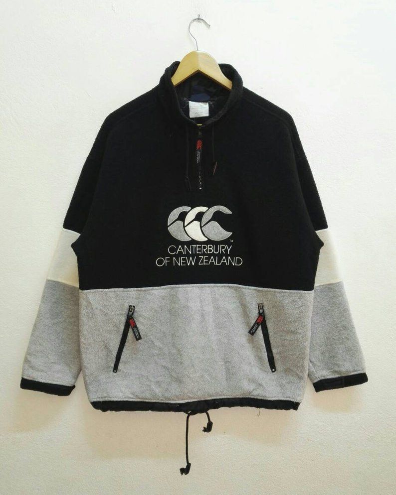 Canterbury of New Zealand Vintage🔥 Canterbury Of New Zealand Fleece Embroidered Logo Size US L / EU 52-54 / 3 - 1 Thumbnail