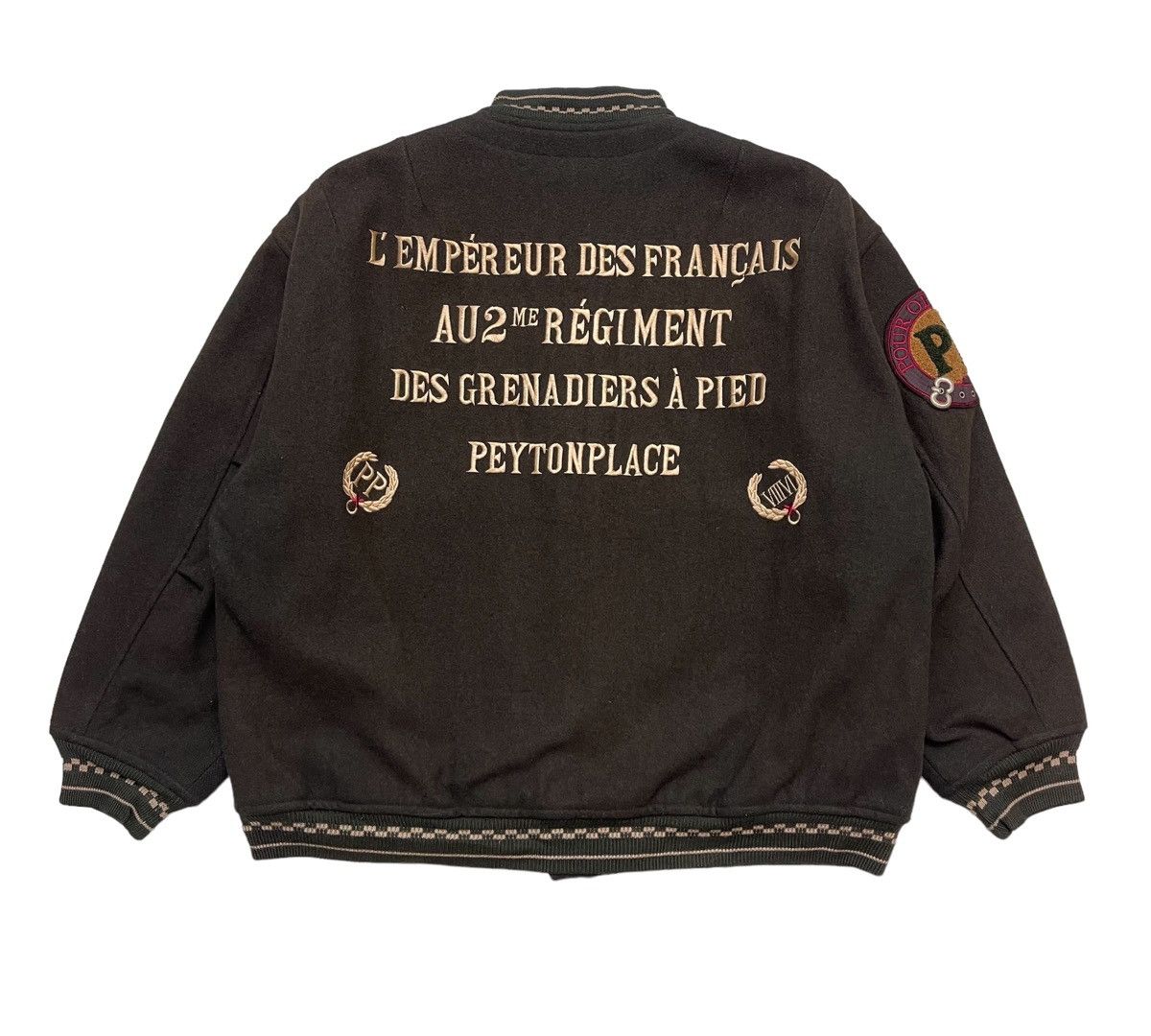 Japanese Brand Vintage Peyton Place Varsity Jacket Size US XL / EU 56 / 4 - 4 Thumbnail