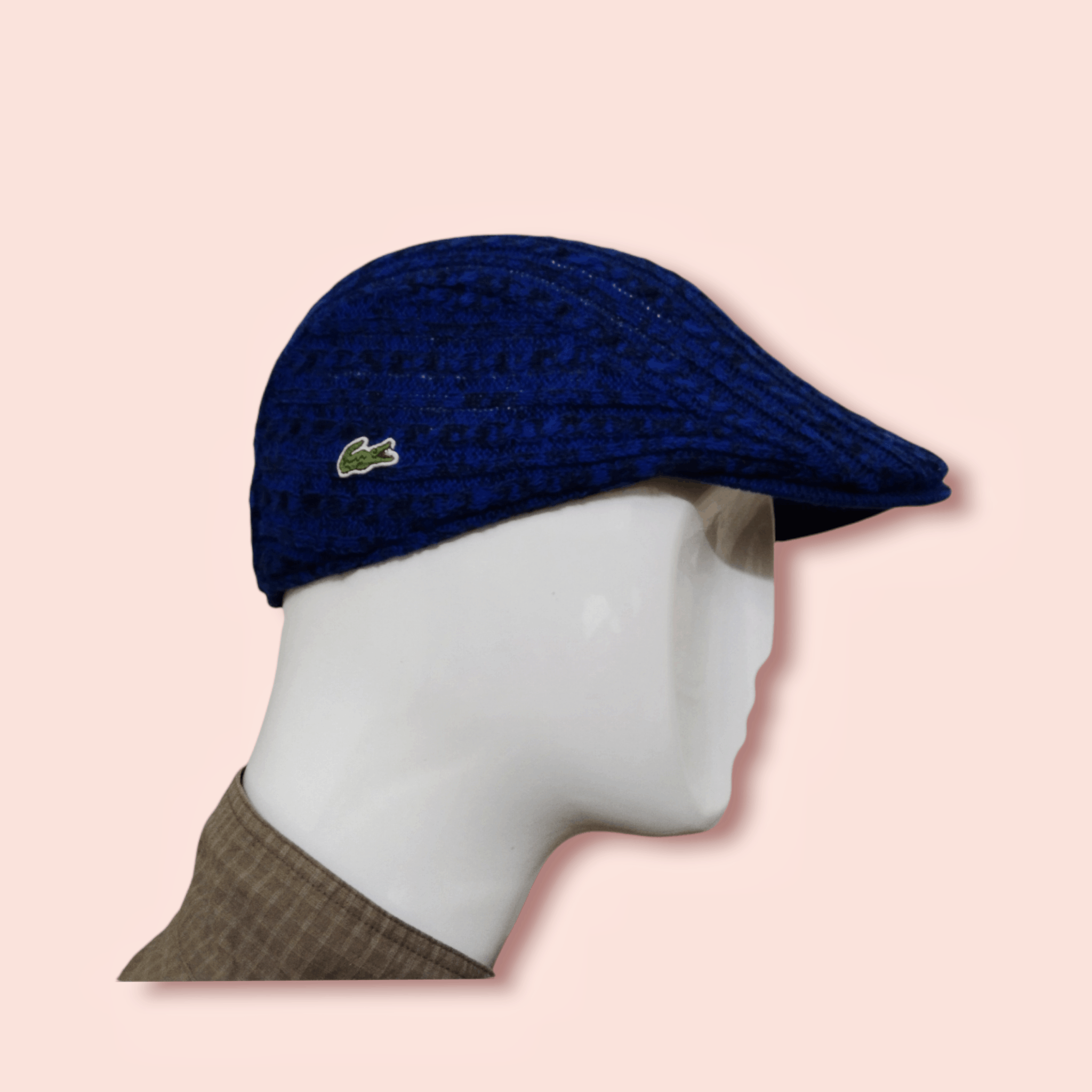 VINTAGE LACOSTE KNITTED HEMP MIX BARETTA