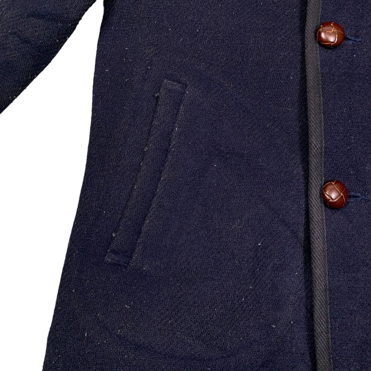 Danton × Vintage DANTON Vetements de Travail Wool Hoodie Peacoats Jacket Size US S / EU 44-46 / 1 - 11 Thumbnail