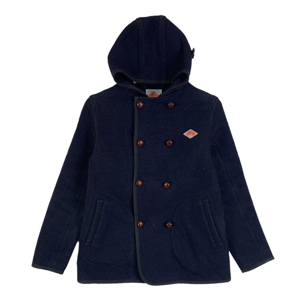 Danton × Vintage DANTON Vetements de Travail Wool Hoodie Peacoats Jacket Size US S / EU 44-46 / 1 - 1 Thumbnail