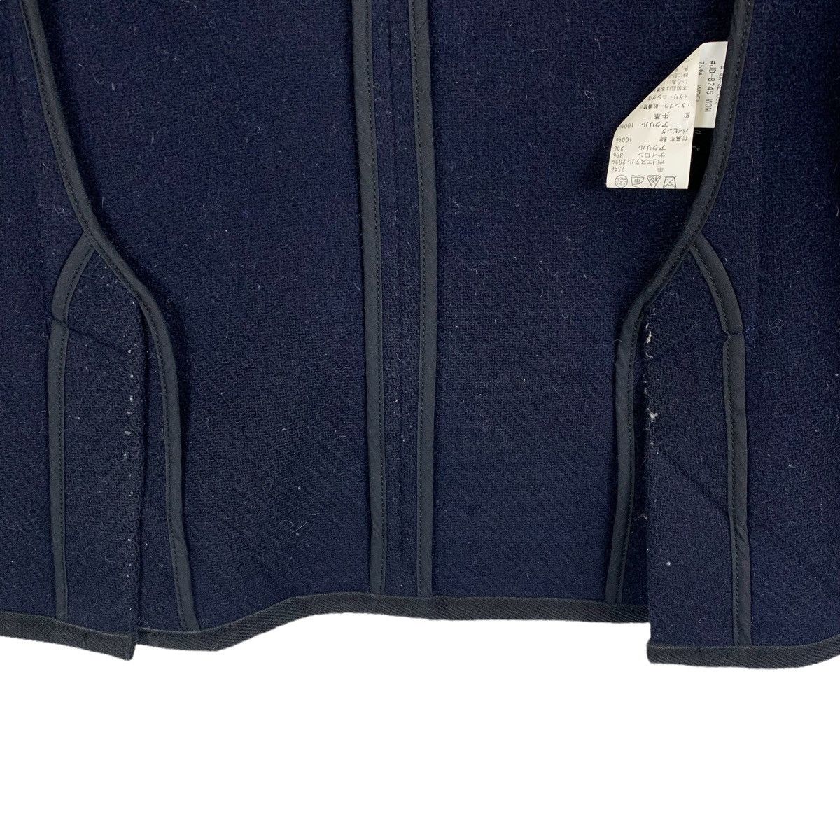 Danton × Vintage DANTON Vetements de Travail Wool Hoodie Peacoats Jacket Size US S / EU 44-46 / 1 - 9 Thumbnail