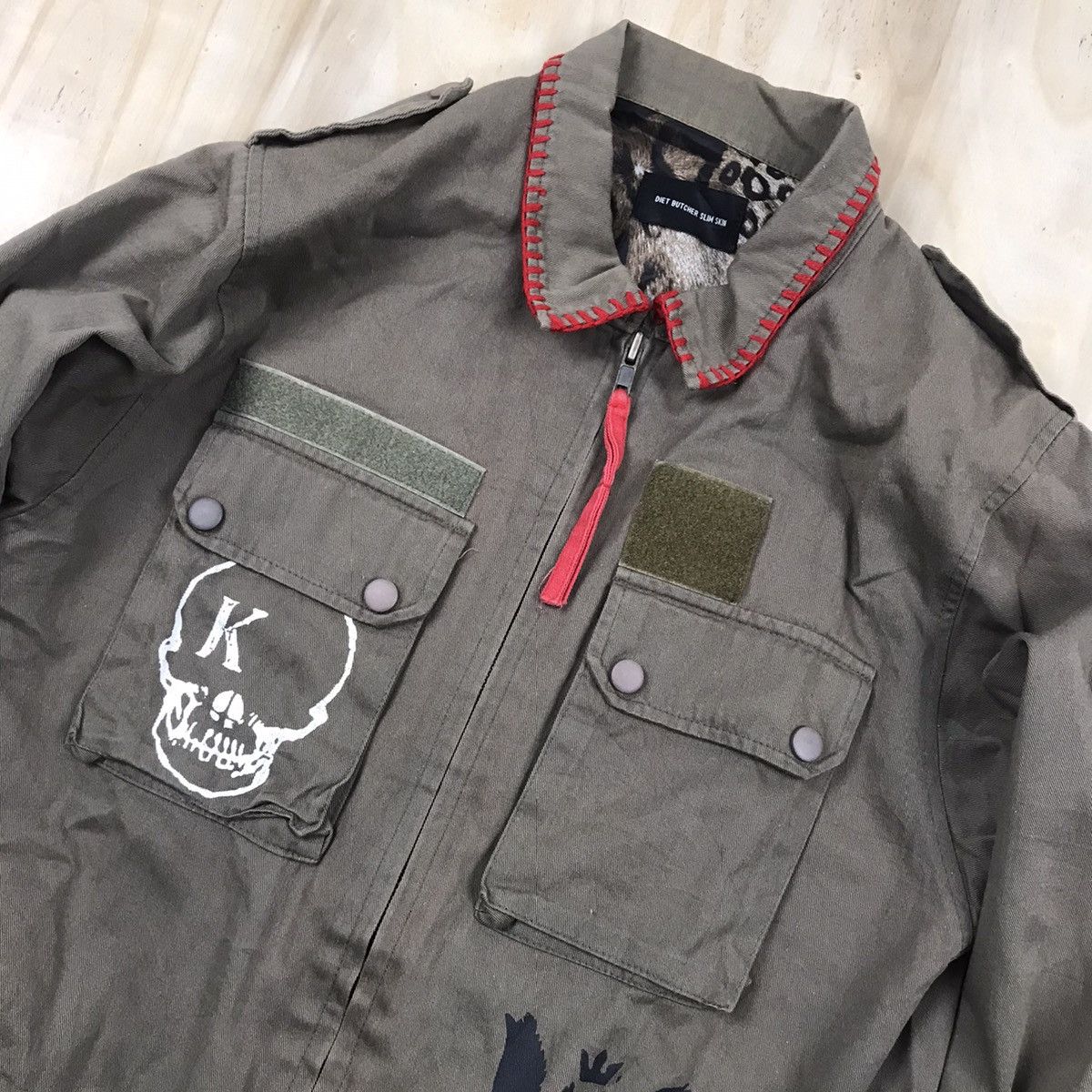 Diet Butcher Slim Skin × Japanese Brand Vintage Diet Butcher Slim Skin Military Jacket Size US M / EU 48-50 / 2 - 3 Thumbnail