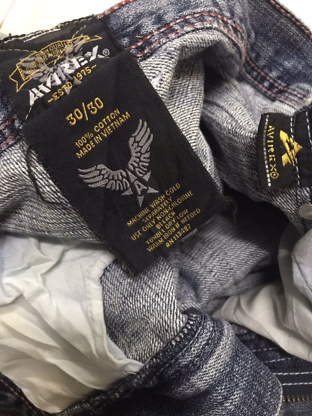 Avirex Avirex washed denim pant Size US 32 / EU 48 - 12 Thumbnail