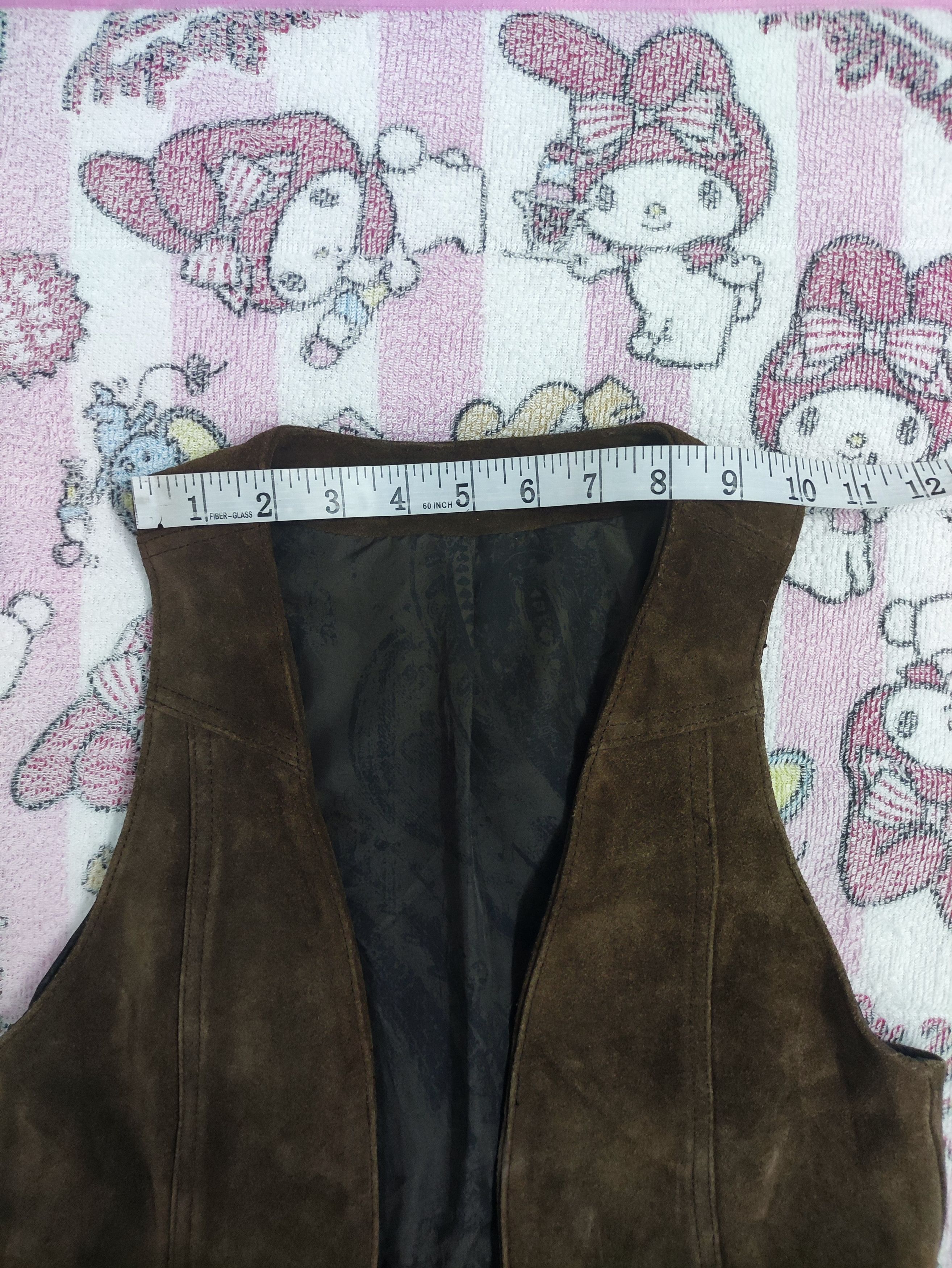 Leather Vintage Goa Cow Leather Vest Size US XXS / EU 40 - 10 Thumbnail