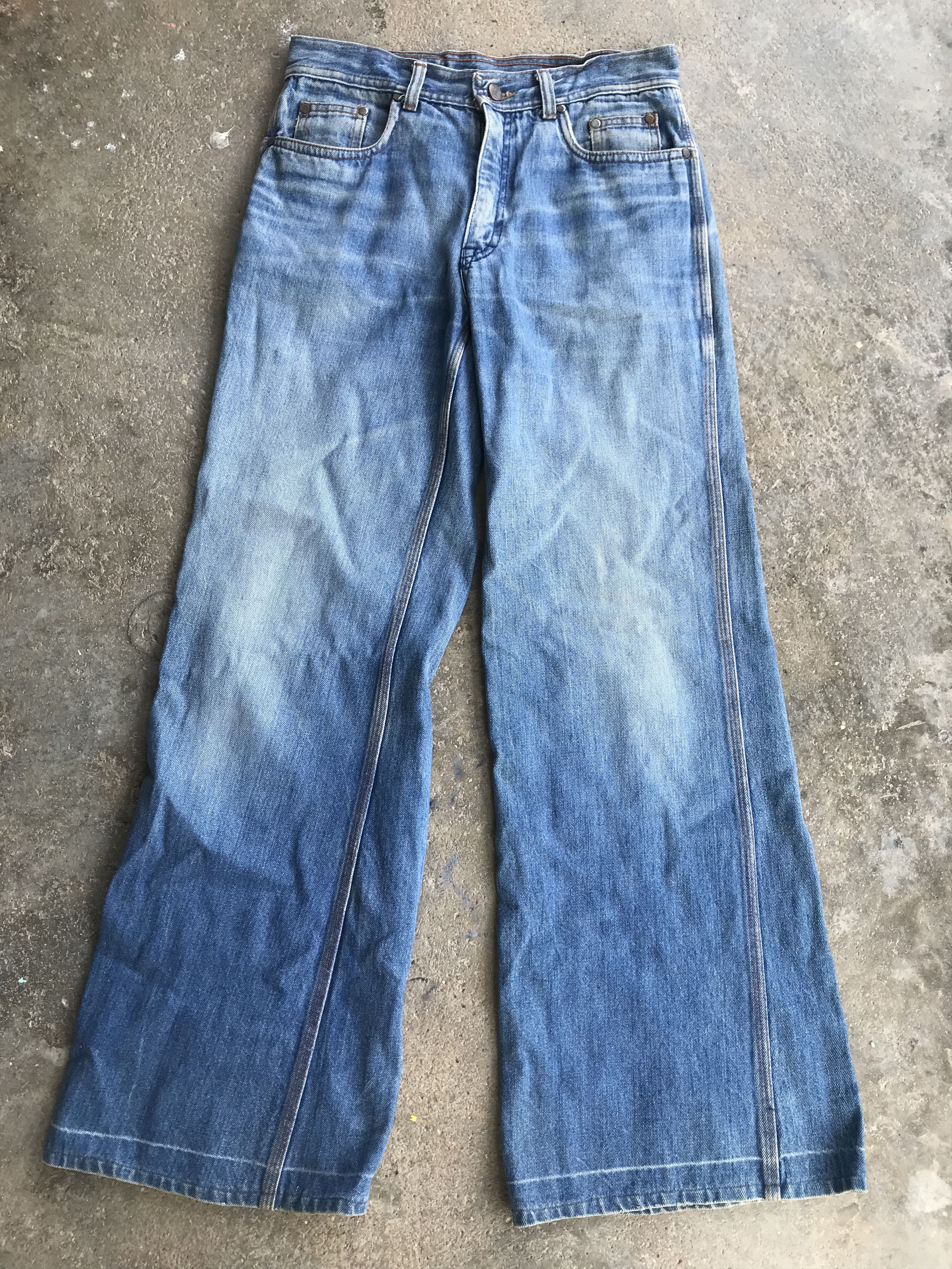 Japanese Brand St Leger America Flared Jeans Size US 31 - 3 Thumbnail