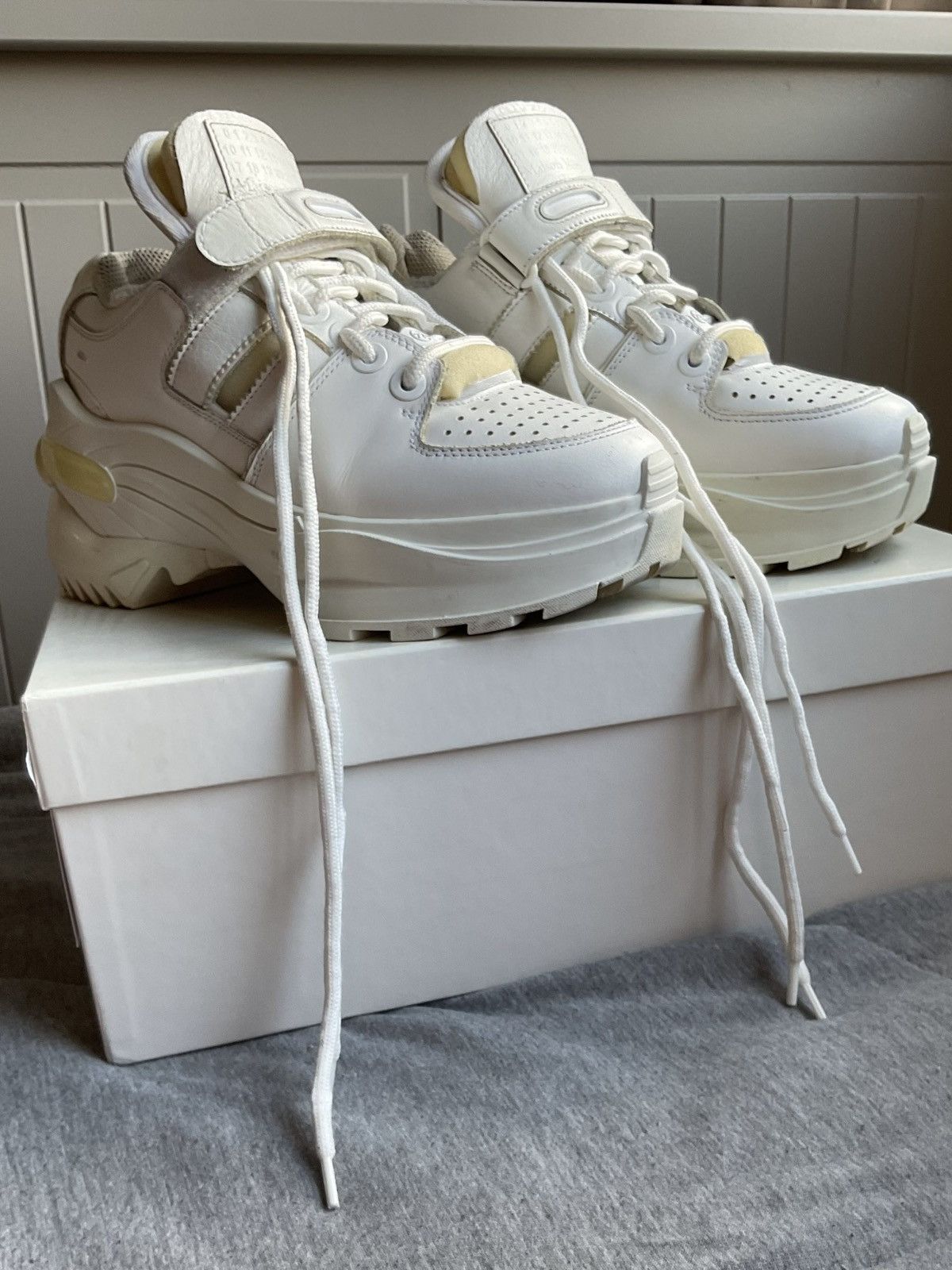 Maison Margiela maison margiela retro fit sneakers Size US 6 / IT 36 - 4 Thumbnail