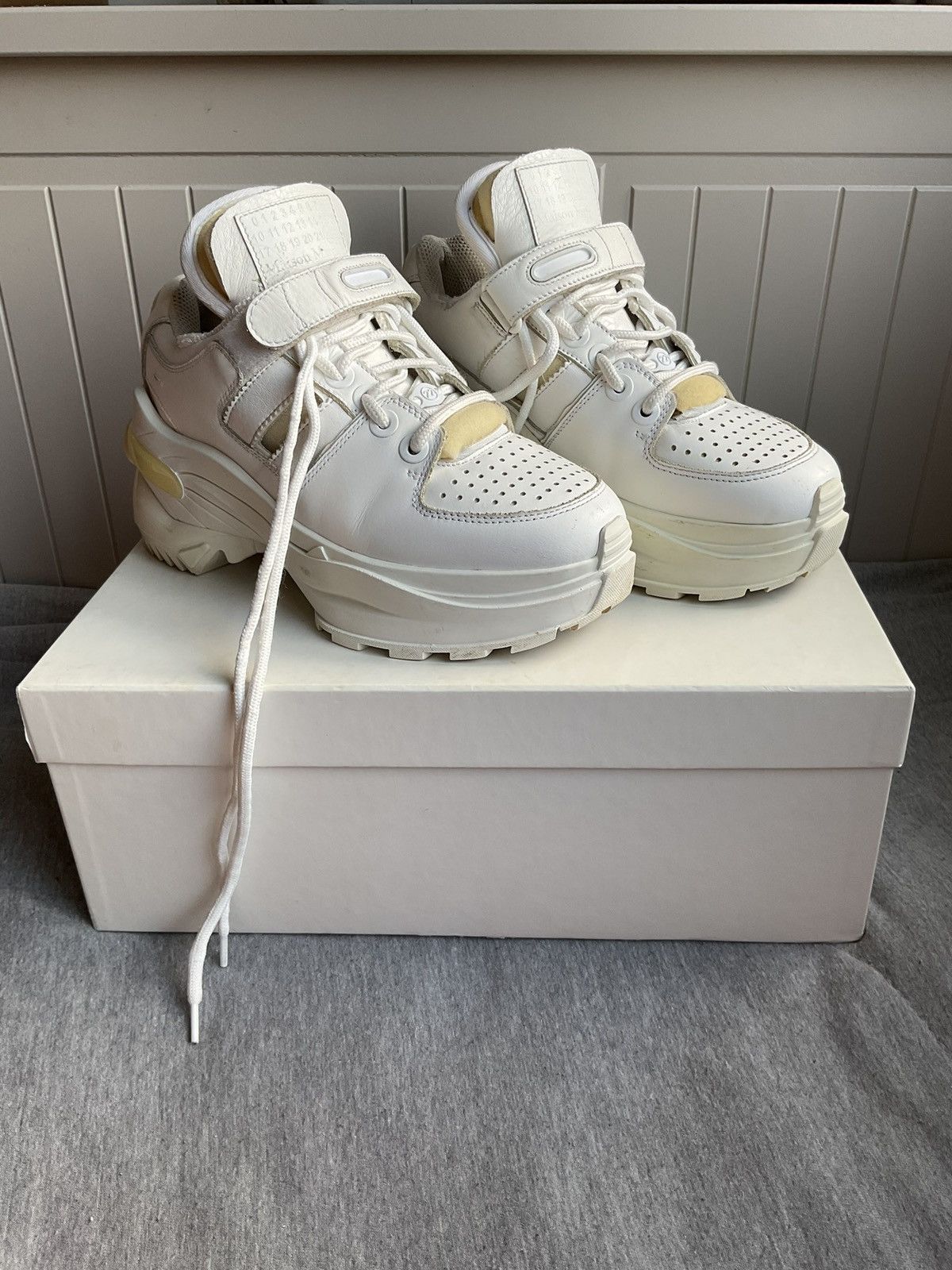 Maison Margiela maison margiela retro fit sneakers Size US 6 / IT 36 - 14 Thumbnail