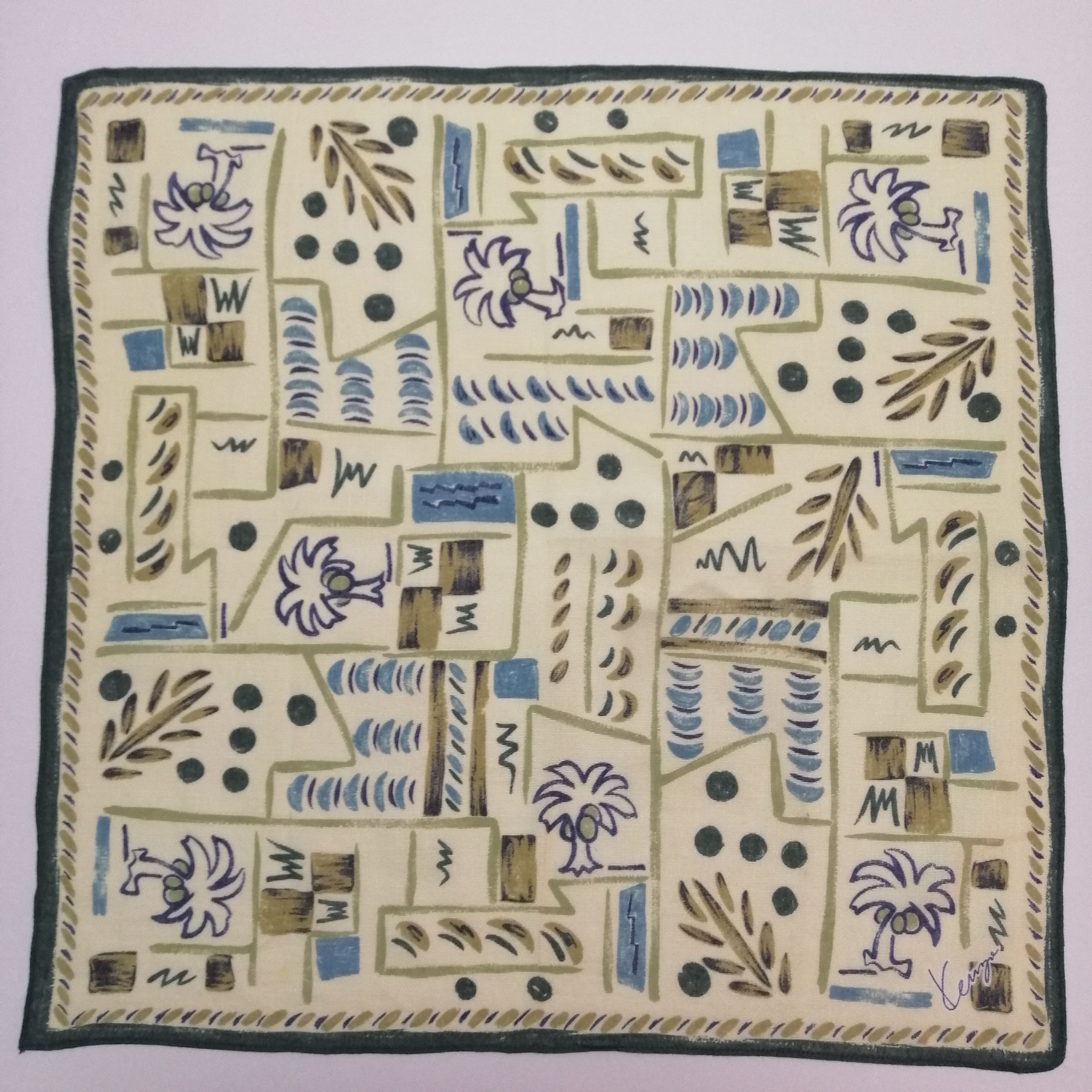 Kenzo Kenzo Handkerchief/Neckerchief/Bandana-KD1164 Size ONE SIZE - 2 Thumbnail