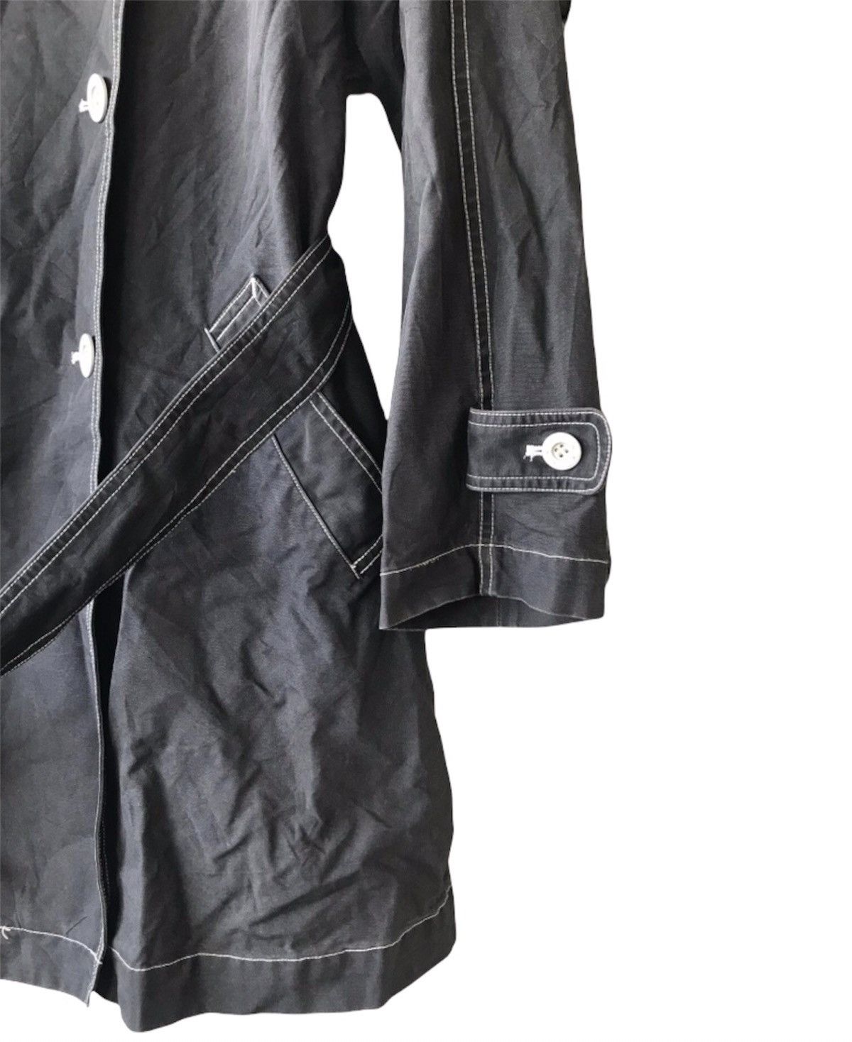 Issey Miyake Issey Miyake Double Breasted Long Jacket Size M / US 6-8 / IT 42-44 - 4 Thumbnail